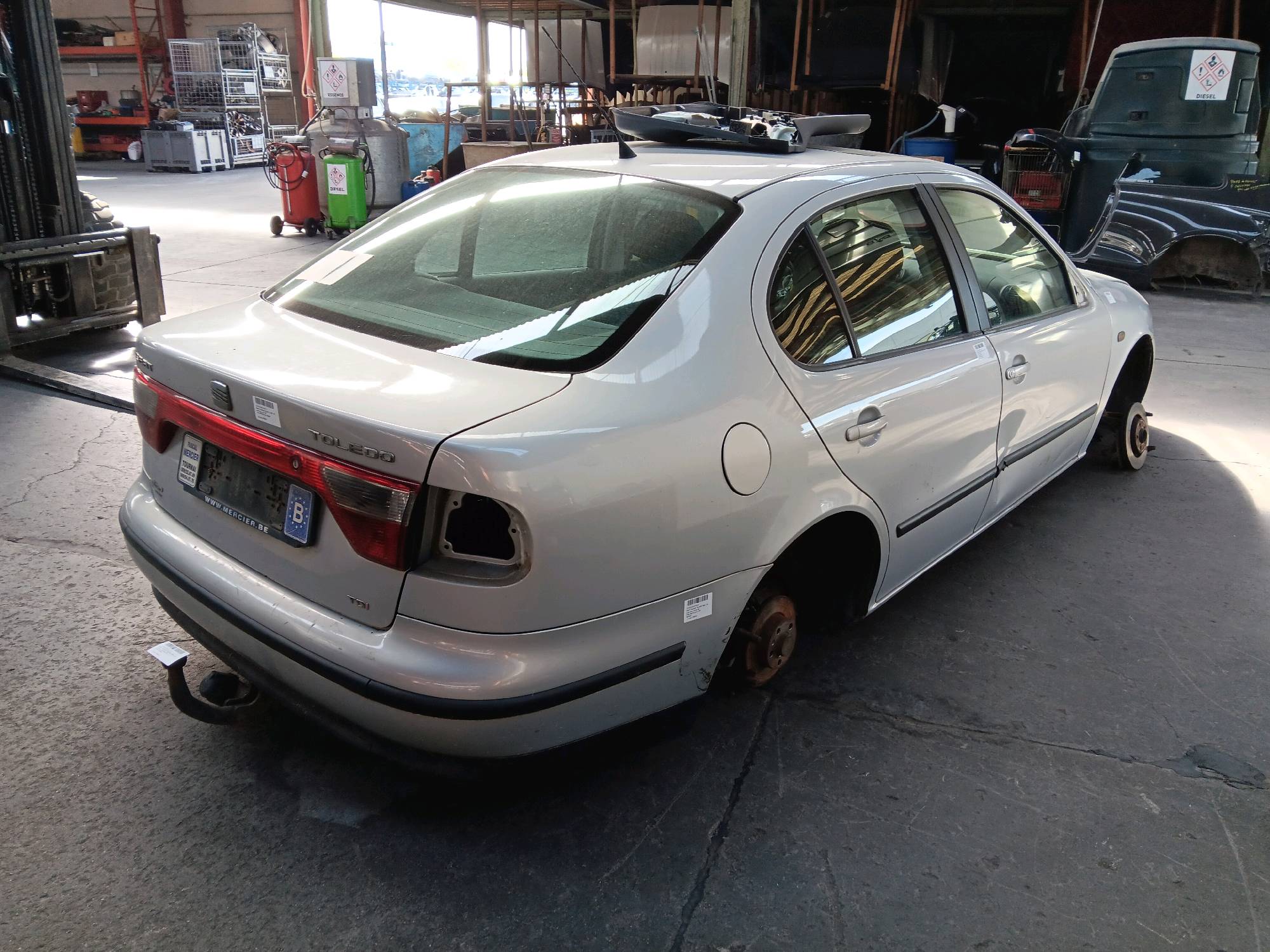 Bumper achter Seat TOLEDO 1999 - 05