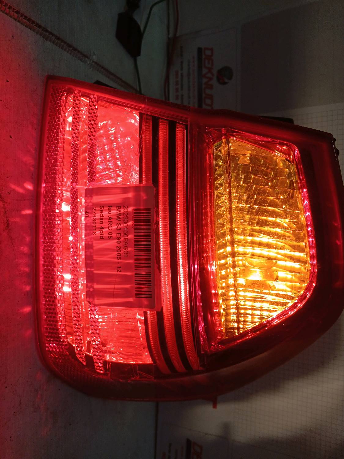 Lichtblok links achter Bmw S3 E90 2005 - 08
