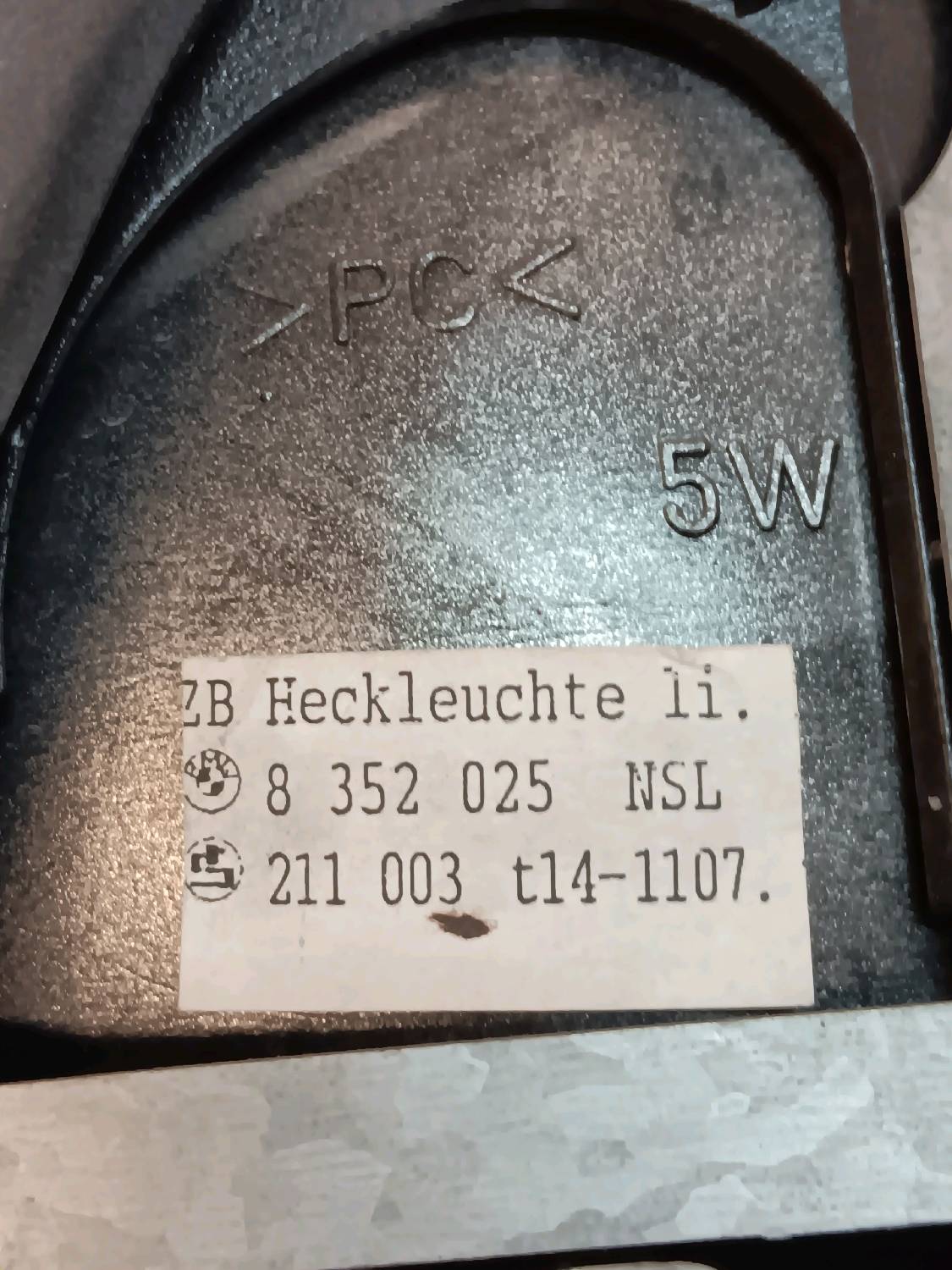 feu ARG Bmw S7 E38 1994 - 01