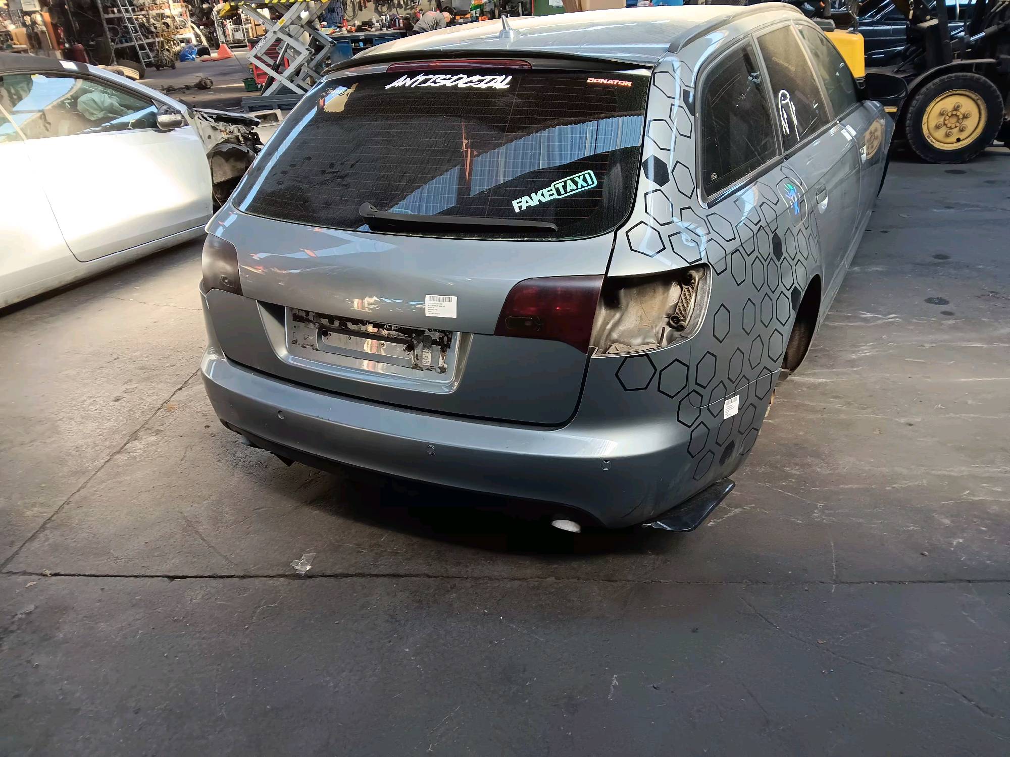 Bumper achter met sensor Audi A6 C6 2004 - 08