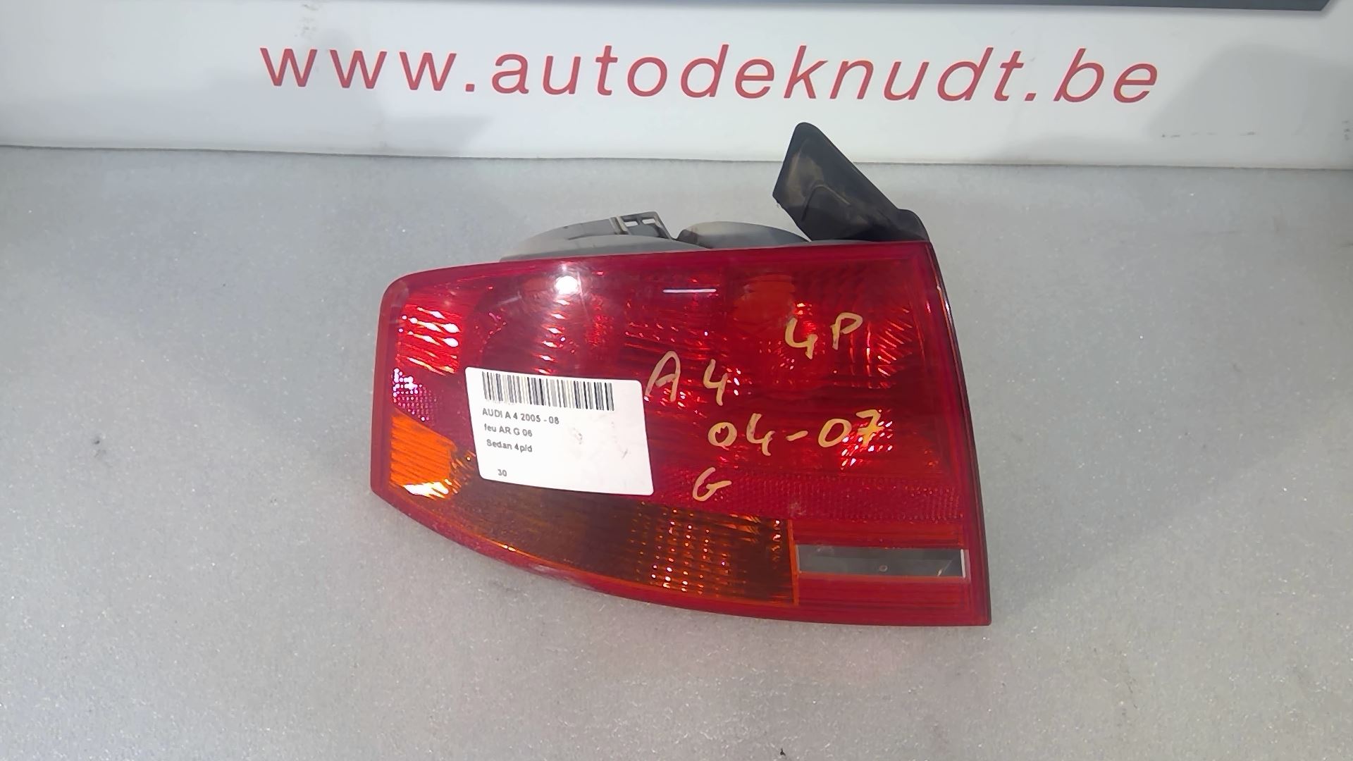 feu ARG Audi A4 B7 2004 - 08