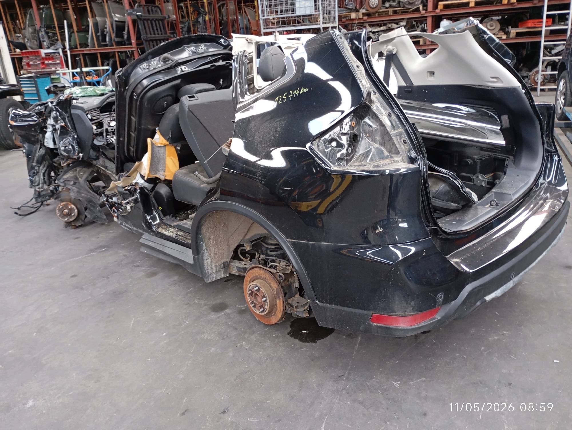 Bumper achter met sensor Nissan X-TRAIL 2014-