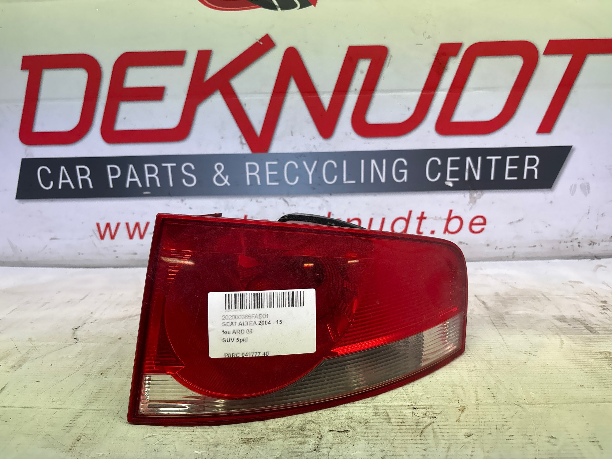 Lichtblok rechts achter Seat ALTEA XL 2006 - 15