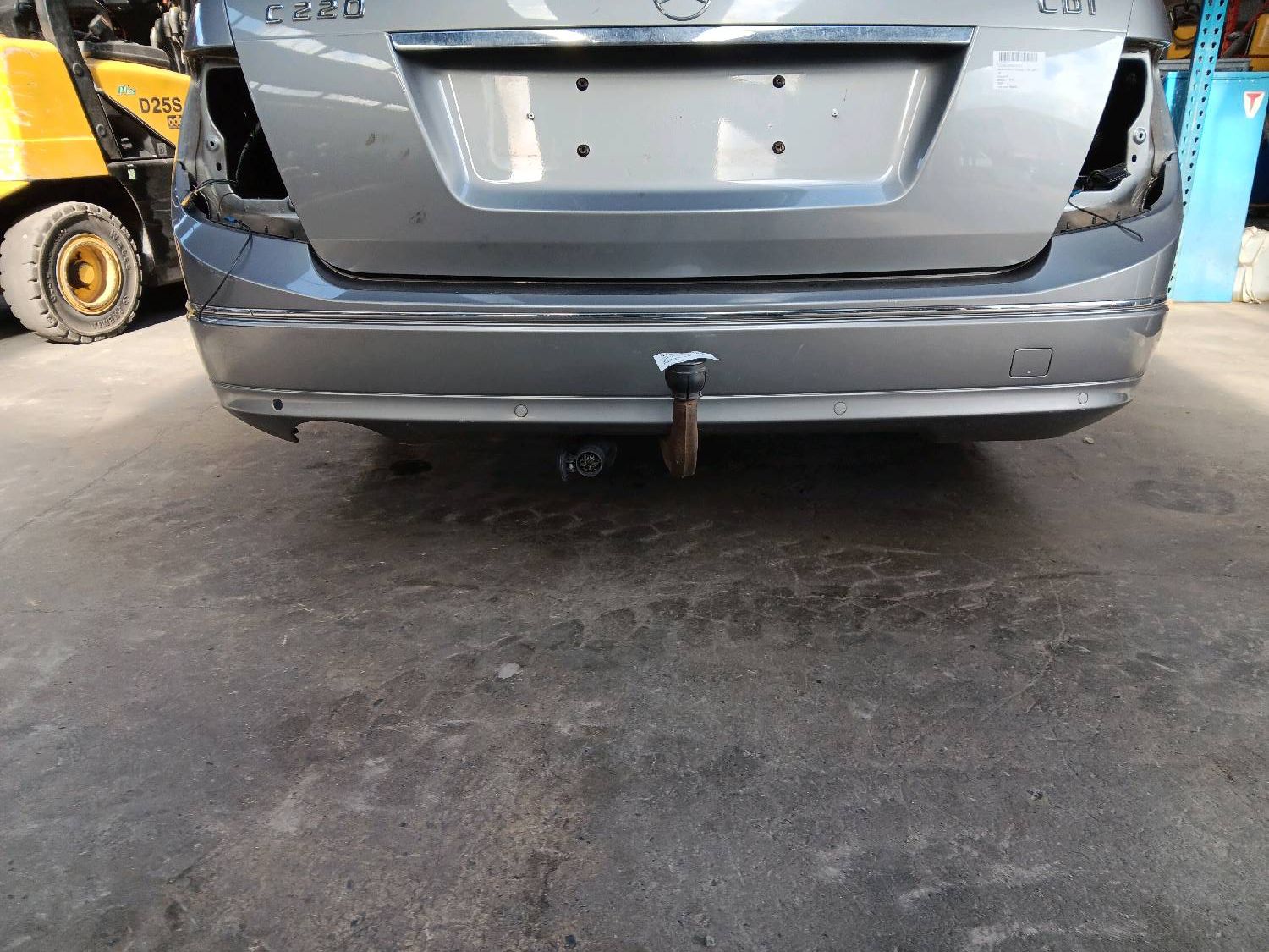 Bumper achter met sensor Mercedes-Benz C 204 2007 - 10