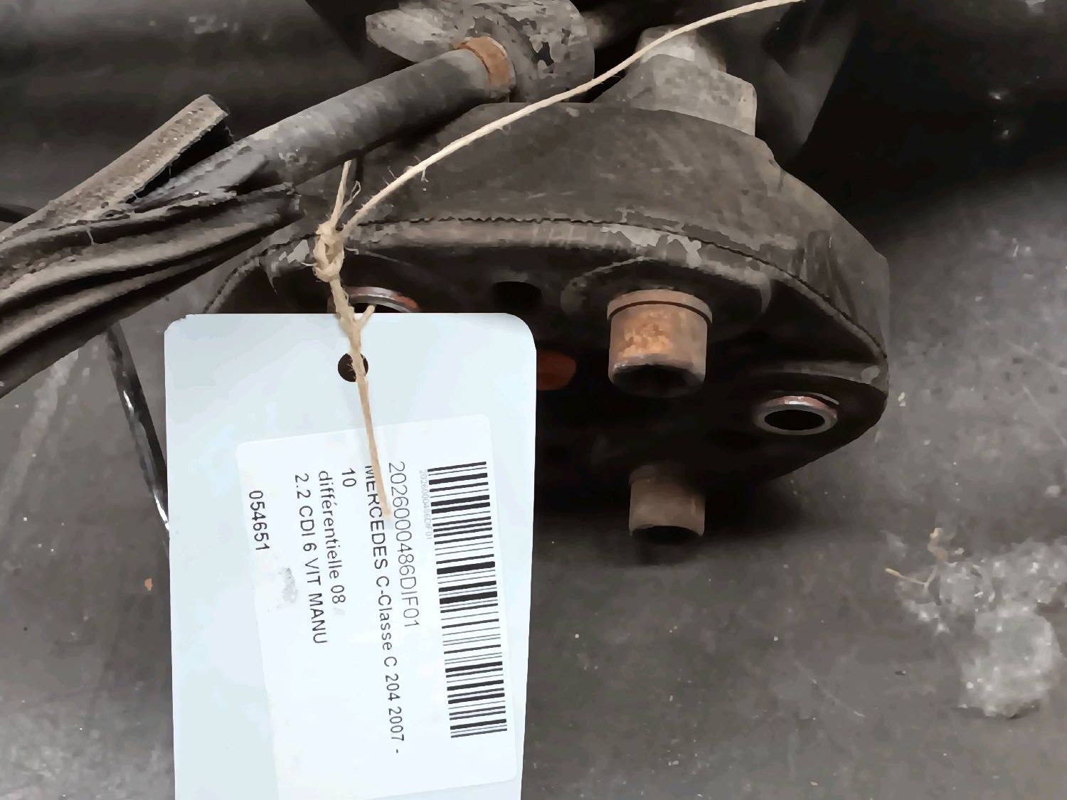 différentielle Mercedes-Benz C 204 2007 - 10