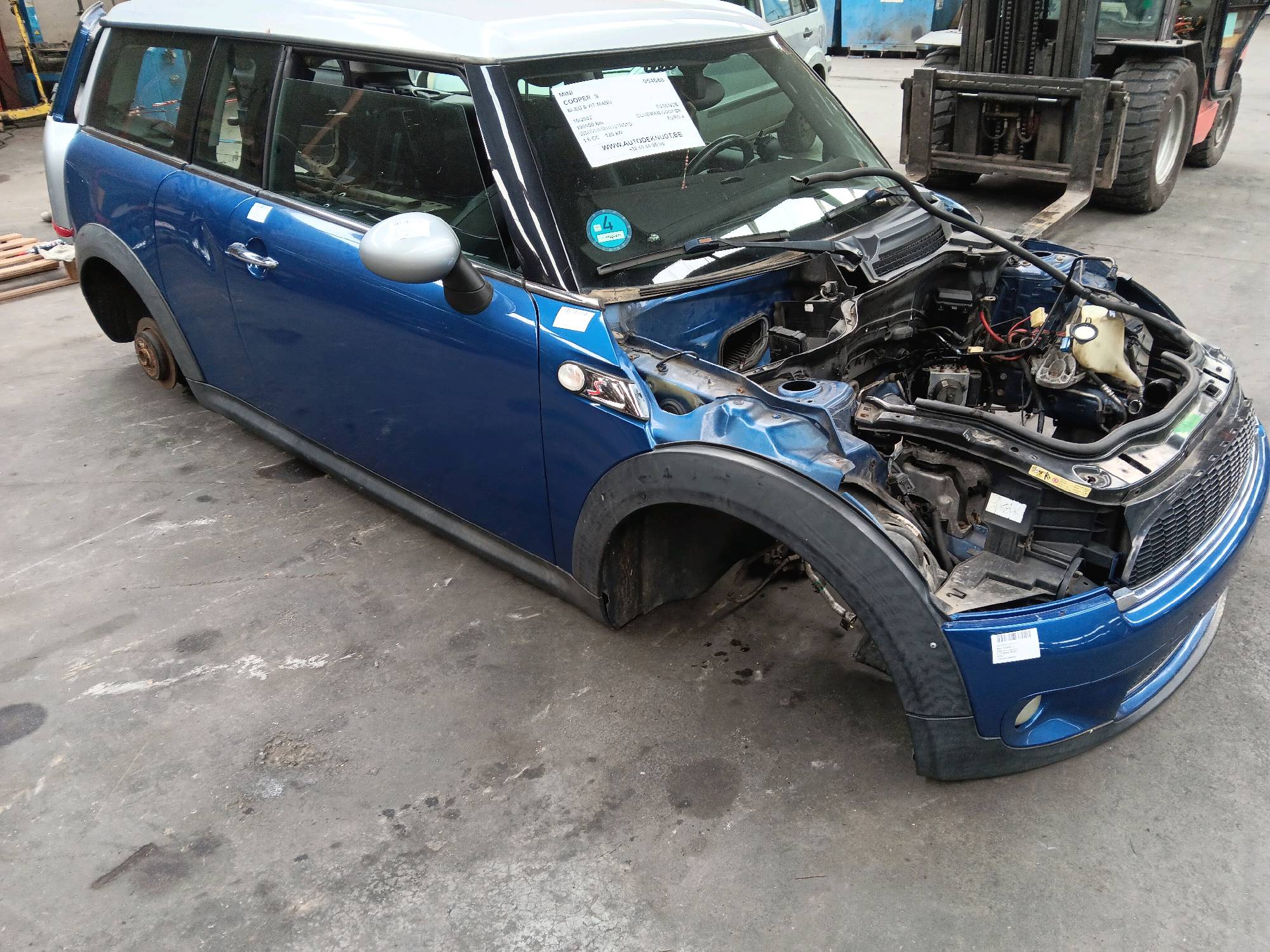 Vleugel rechts voor Mini cooper s