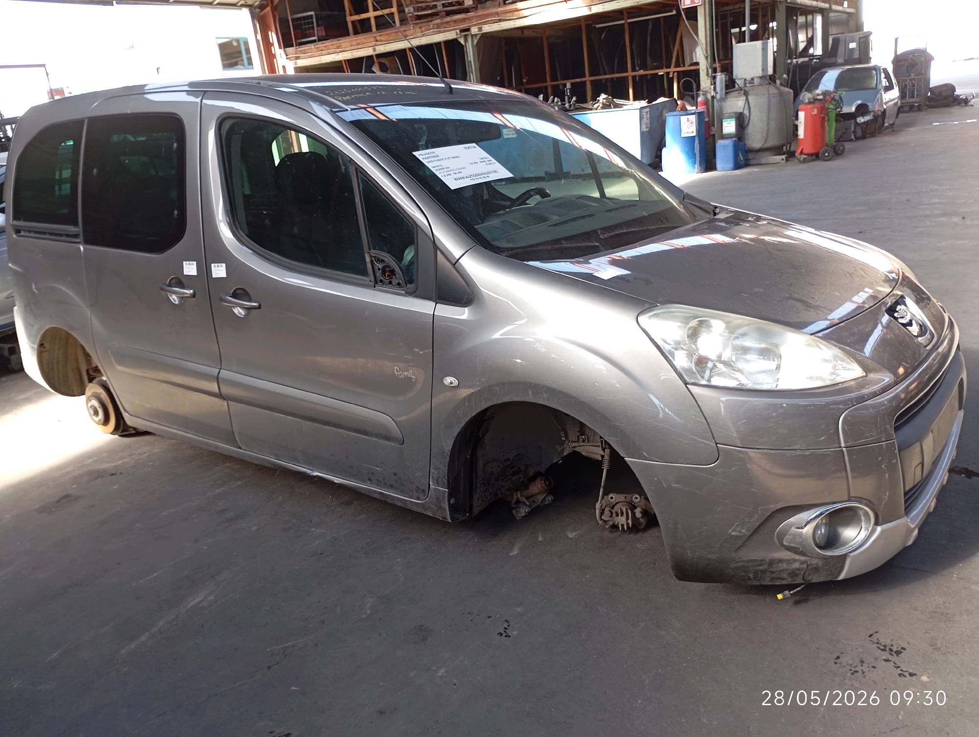 Deur rechts voor Peugeot PARTNER II 2008 - 18