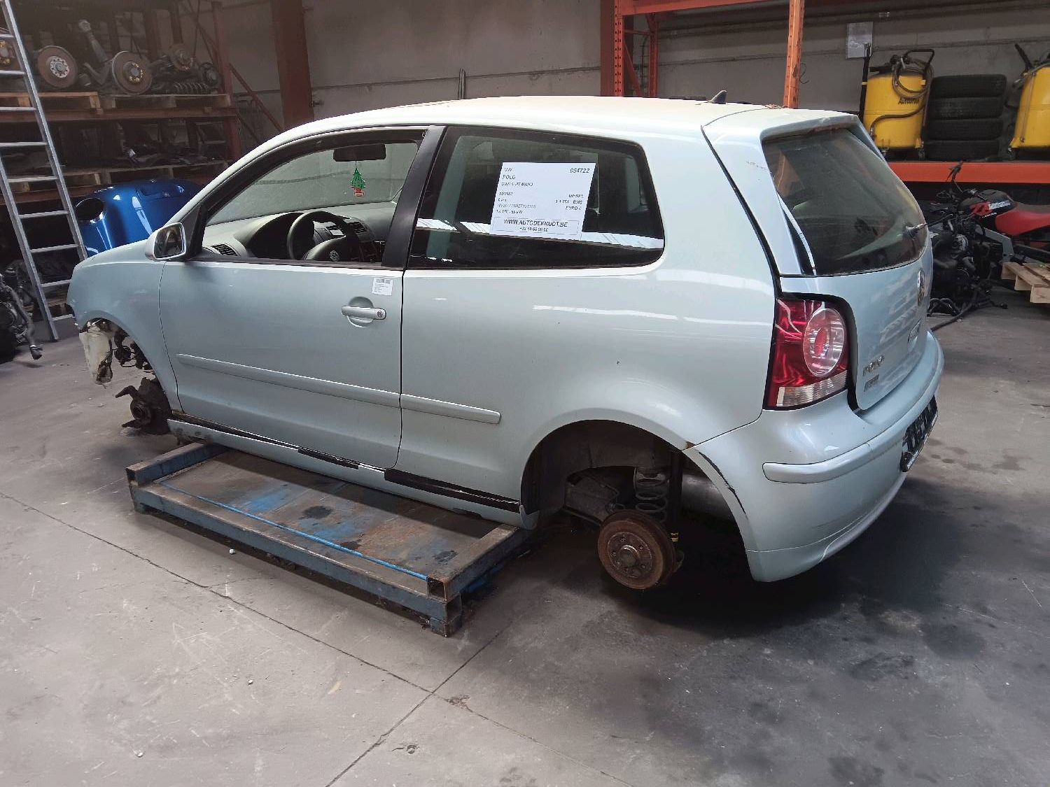Deur links voor Vw POLO 2005 - 09 9N3
