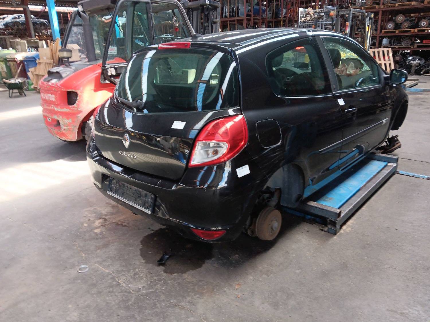 Bumper achter Renault CLIO III 2009 - 12