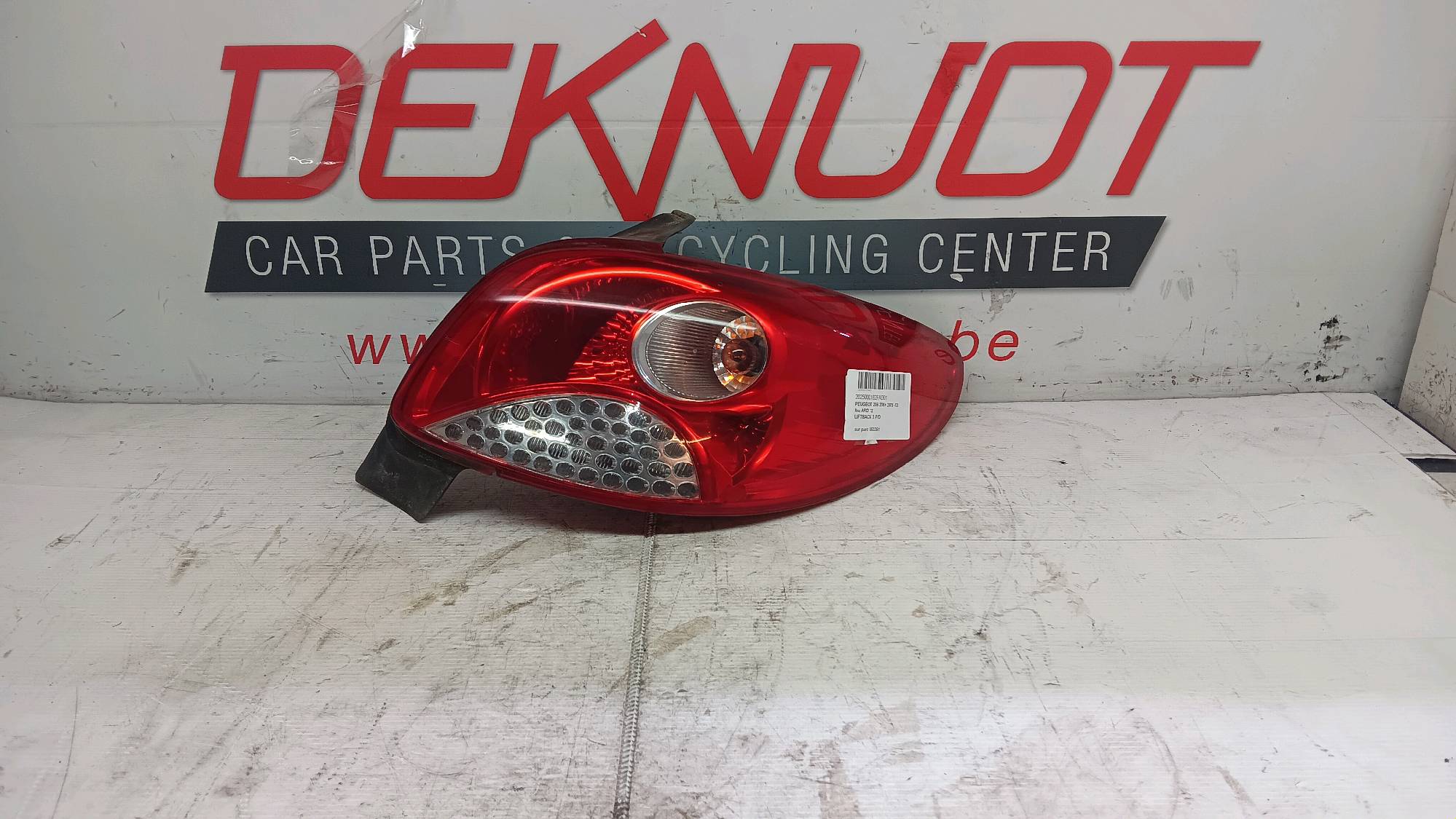 Lichtblok rechts achter Peugeot 206+ 2009 -13