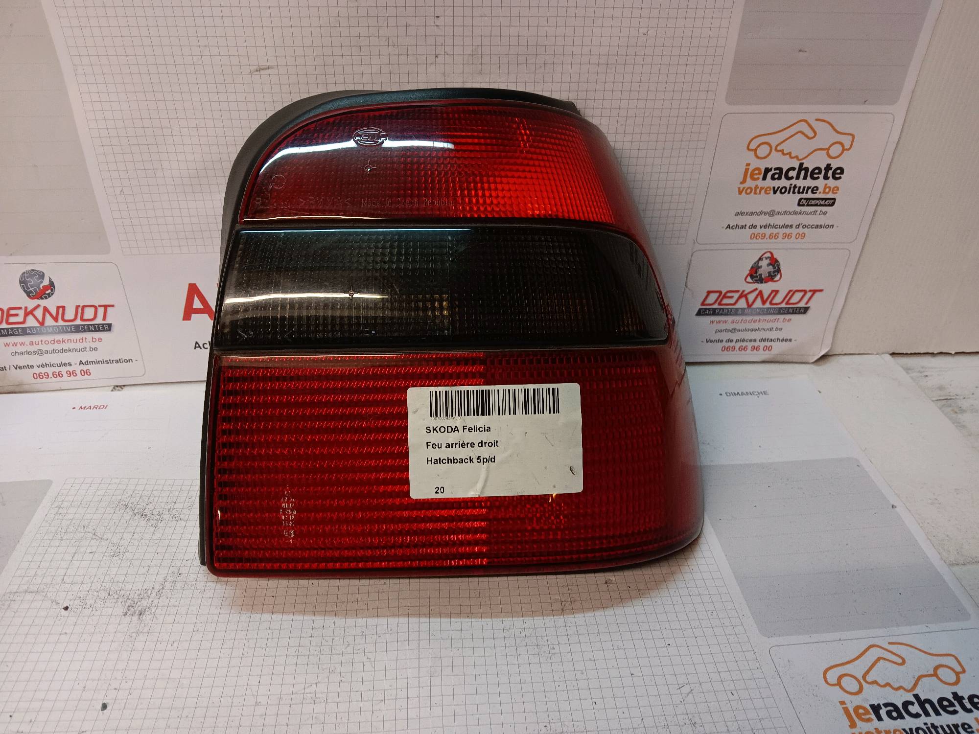 Lichtblok rechts achter Skoda FELICIA 1998 - 01