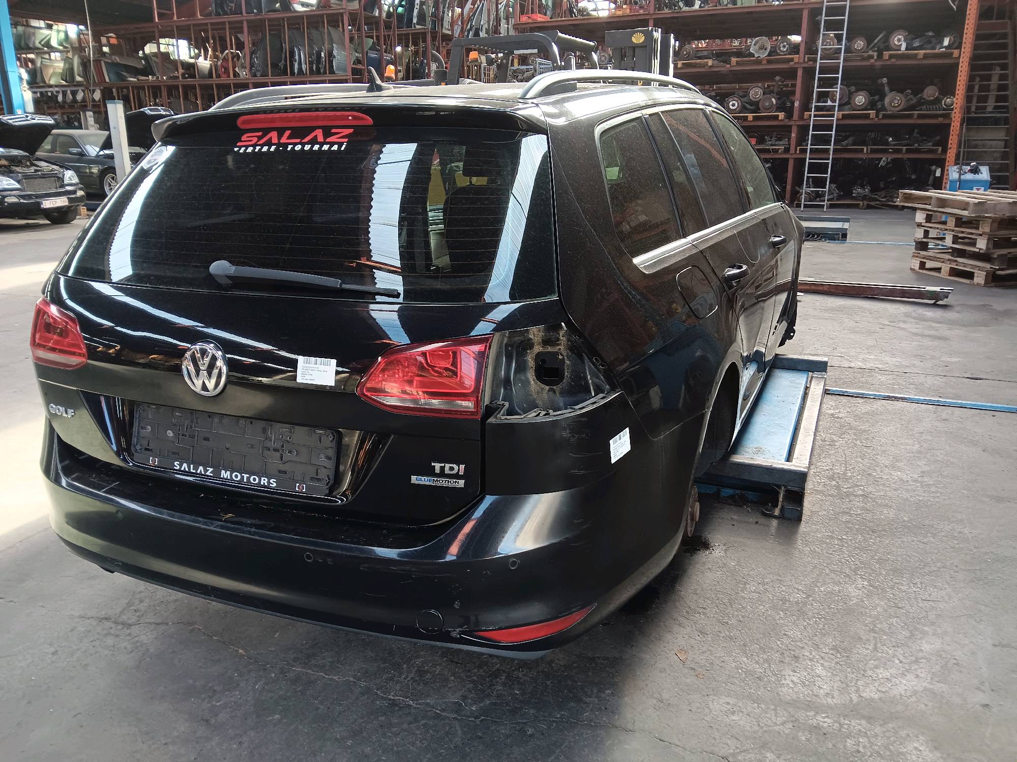 Bumper achter met sensor Vw GOLF 7 2012 - 2019