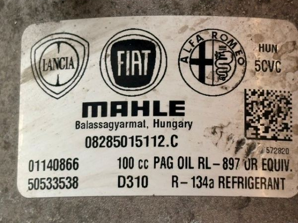 Airco compressor Alfa Romeo GUILIETTA 2016 - 22