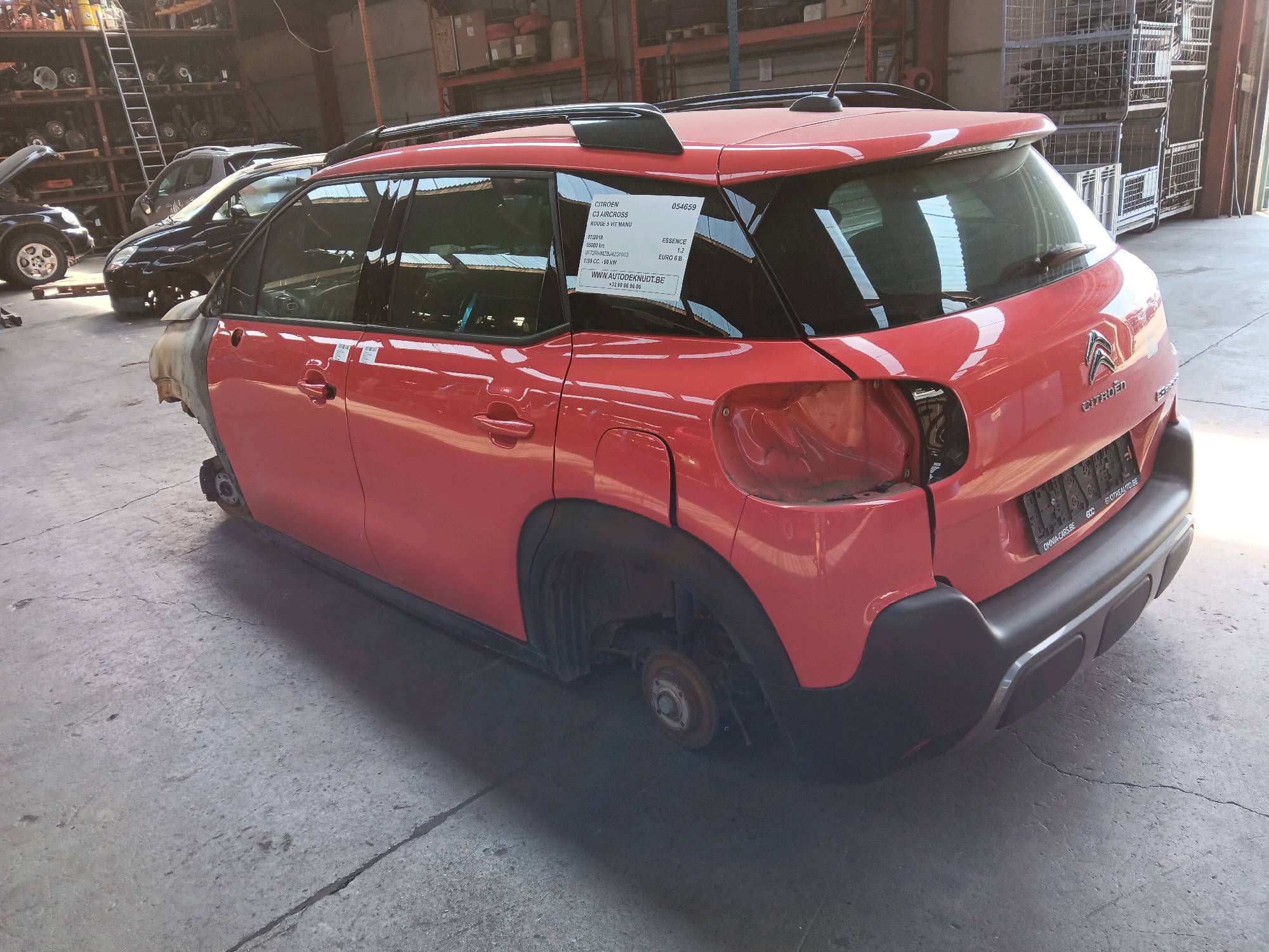 Deur links achter Citroen C3 Aircross