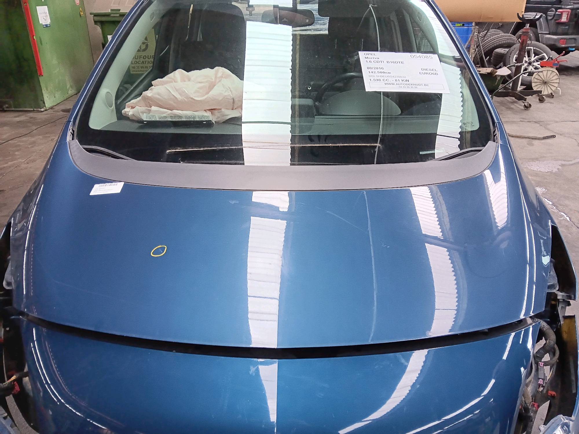 Motorkap Opel MERIVA B 2010-