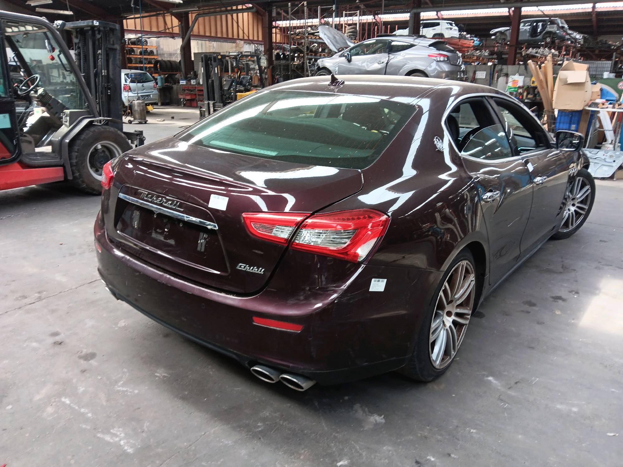 Bumper achter met sensor Maserati Ghibli