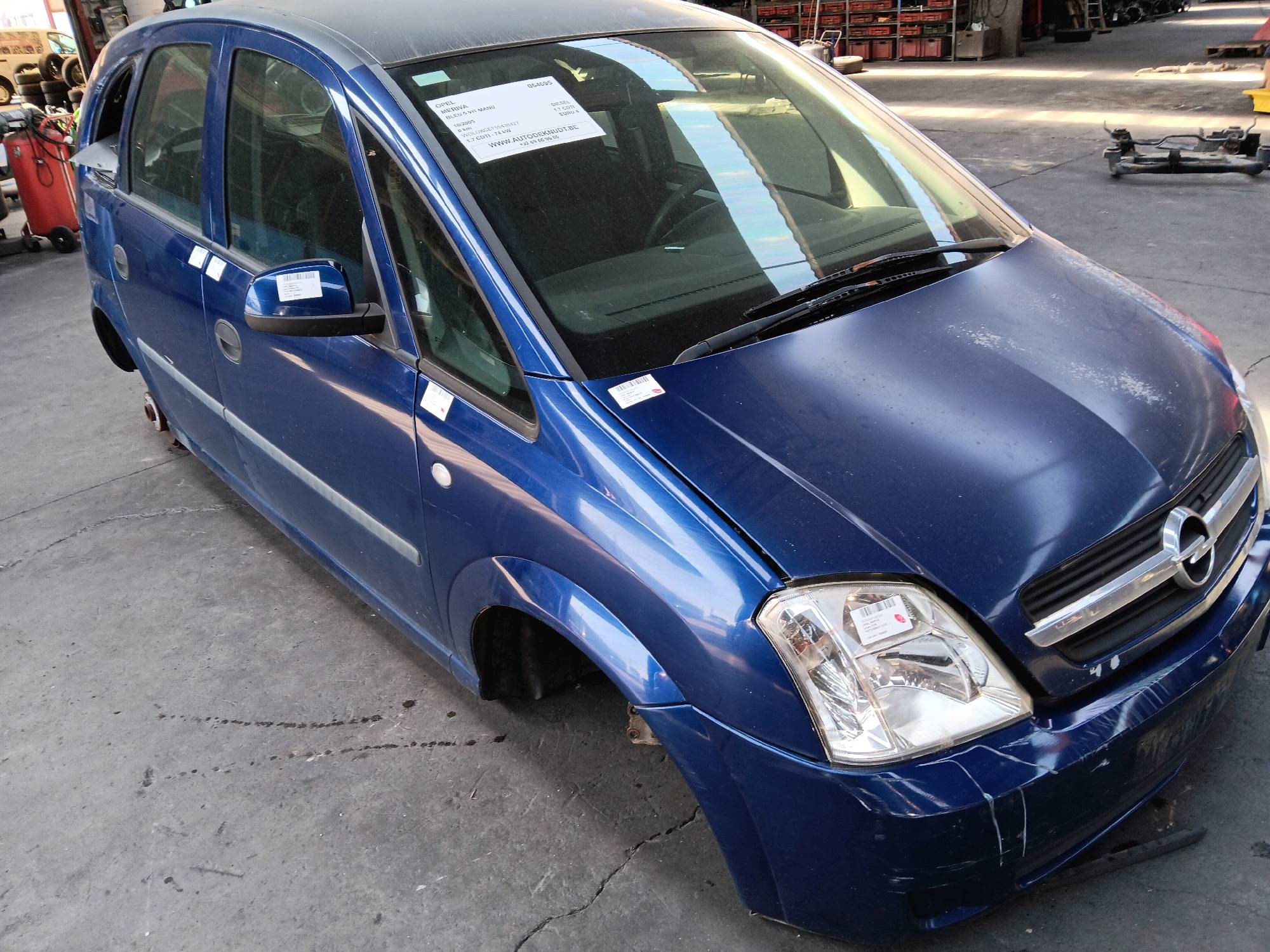 Buitenspiegel rechts Manueel Opel MERIVA A 2003-2010