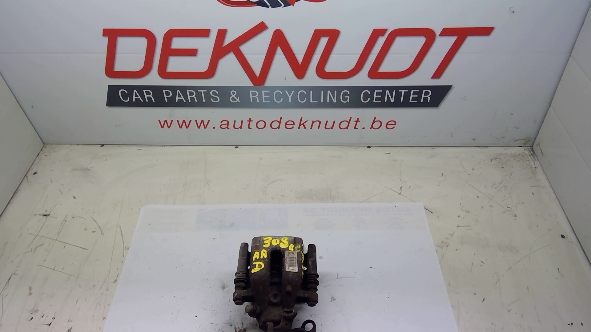 Remschijf rechts ACHTER Peugeot 308 CC 2009 -