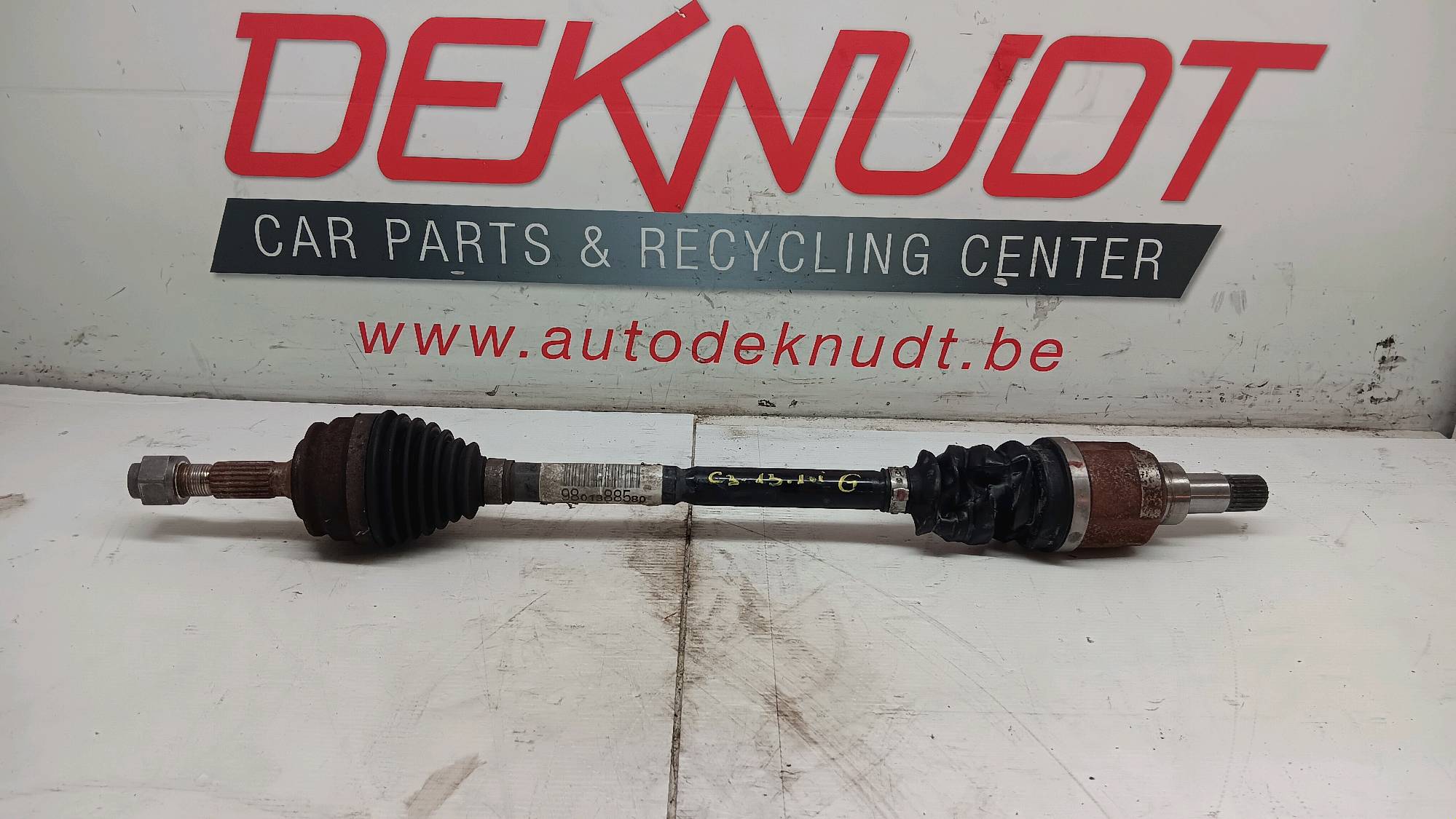 Kardan links voor Citroen C3 II 2013 - 16
