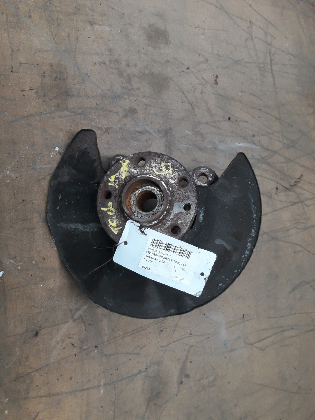 Fusee links voor Vw T5 03 - 09