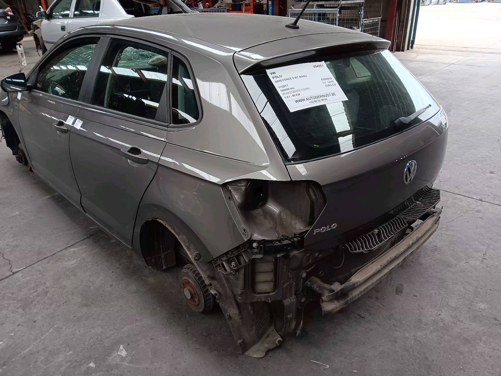 pare choc arrière Vw POLO 2017 - 