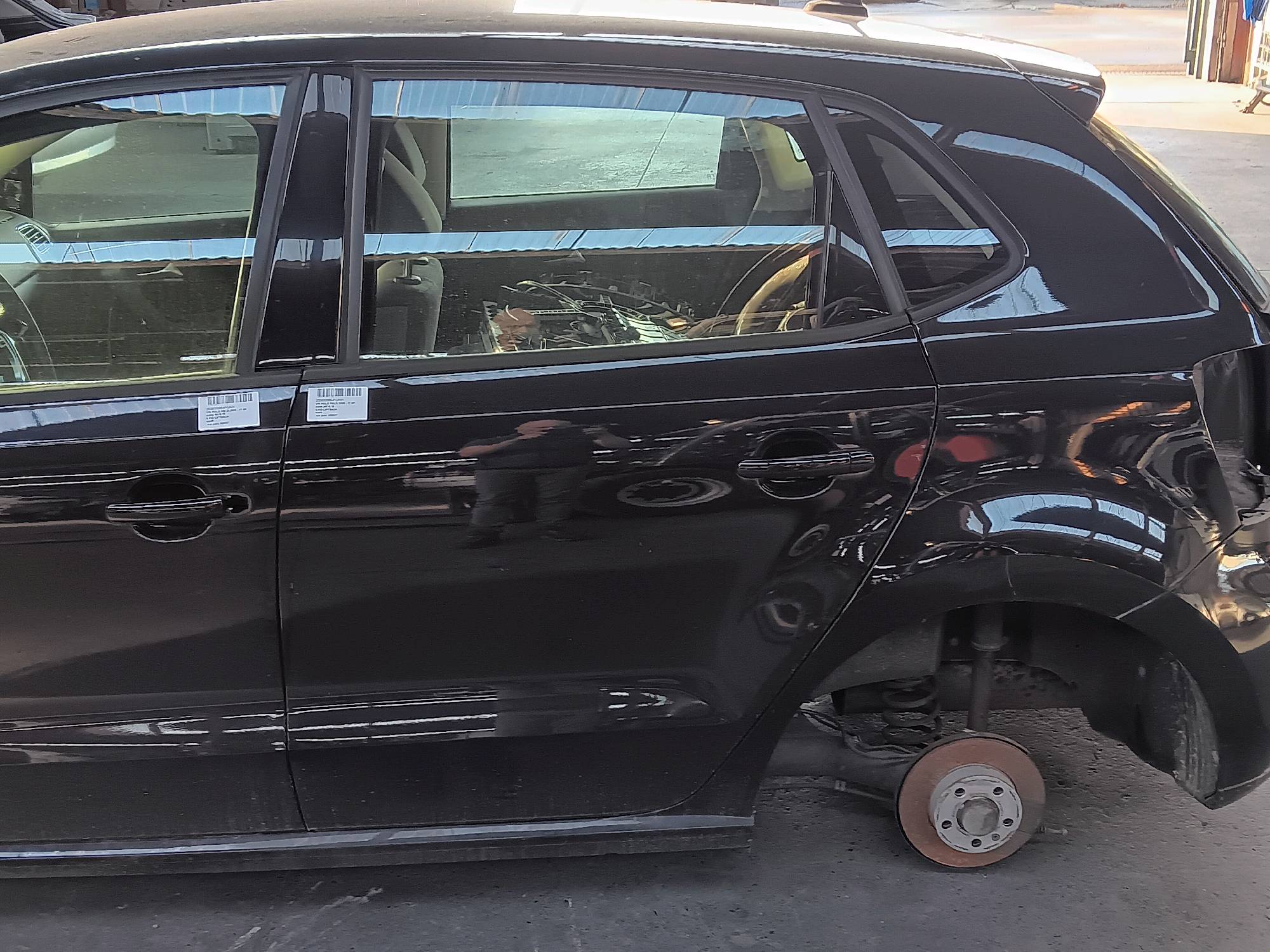 Deur links achter Vw POLO 2009 - 17 6R