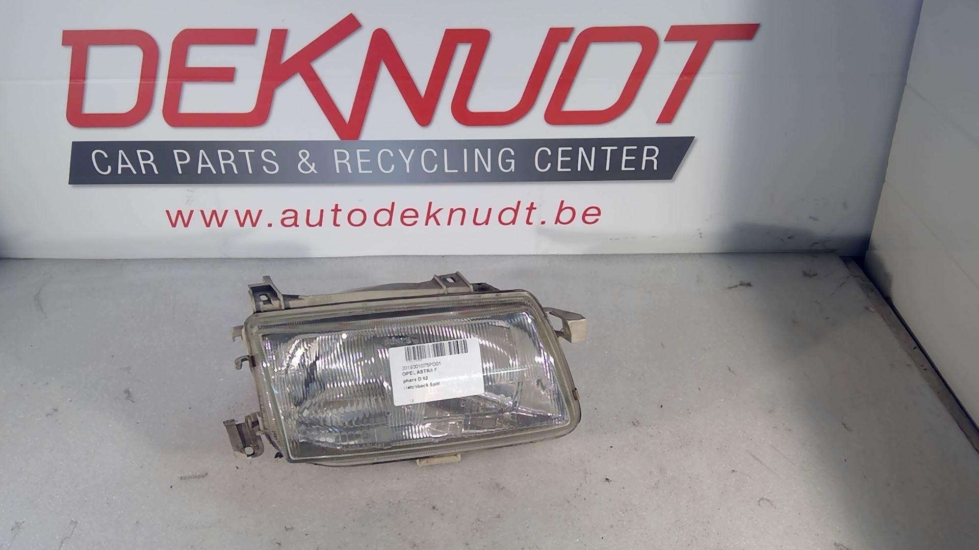 Koplamp rechts voor Opel ASTRA F