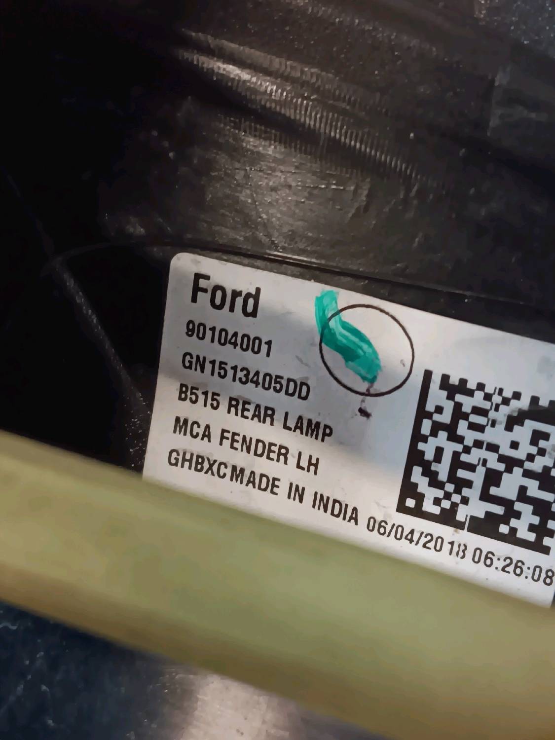 feu ARG Ford ECOSPORT 2017 - 22