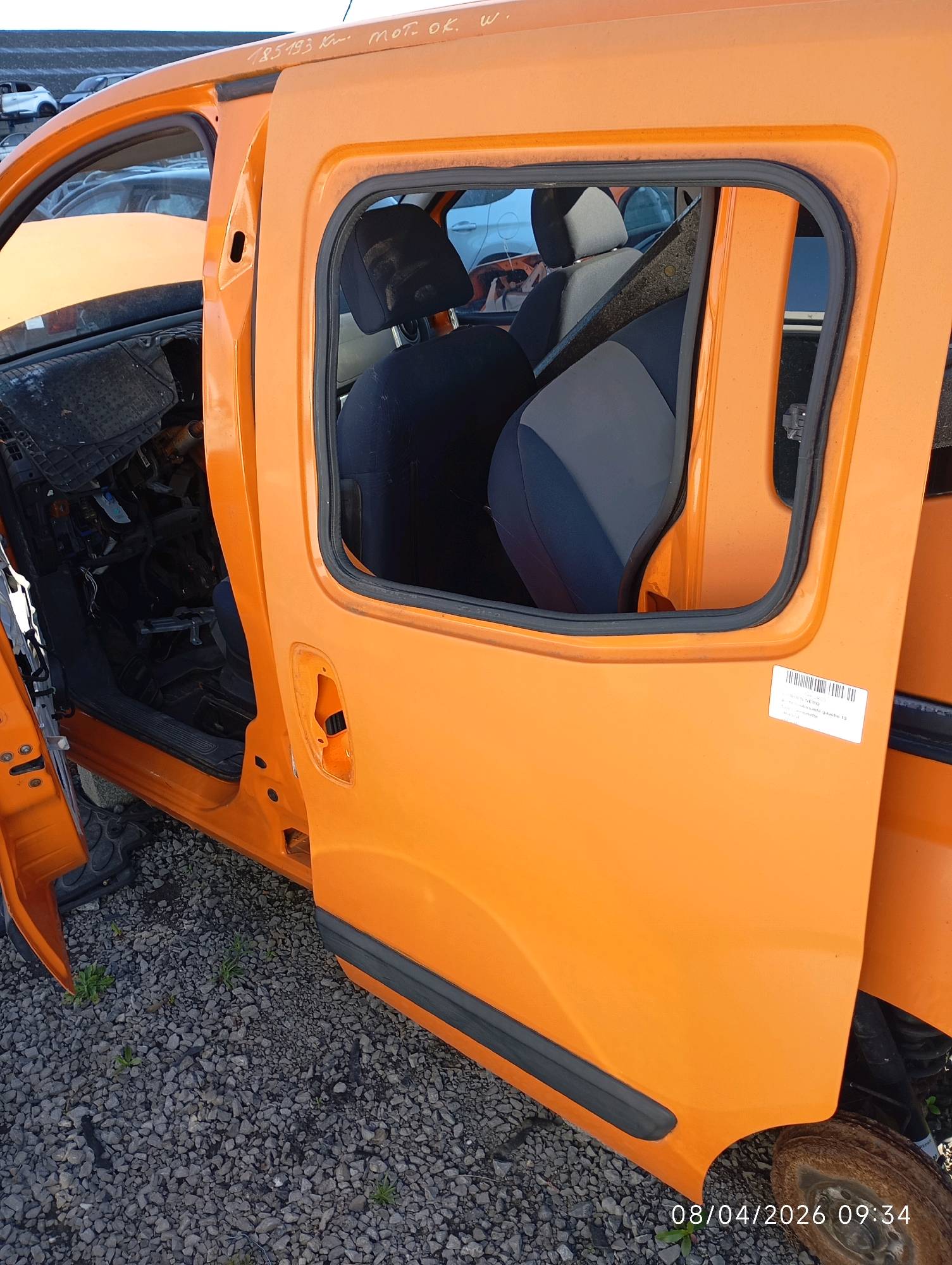 Schuivdeur links Citroen NEMO