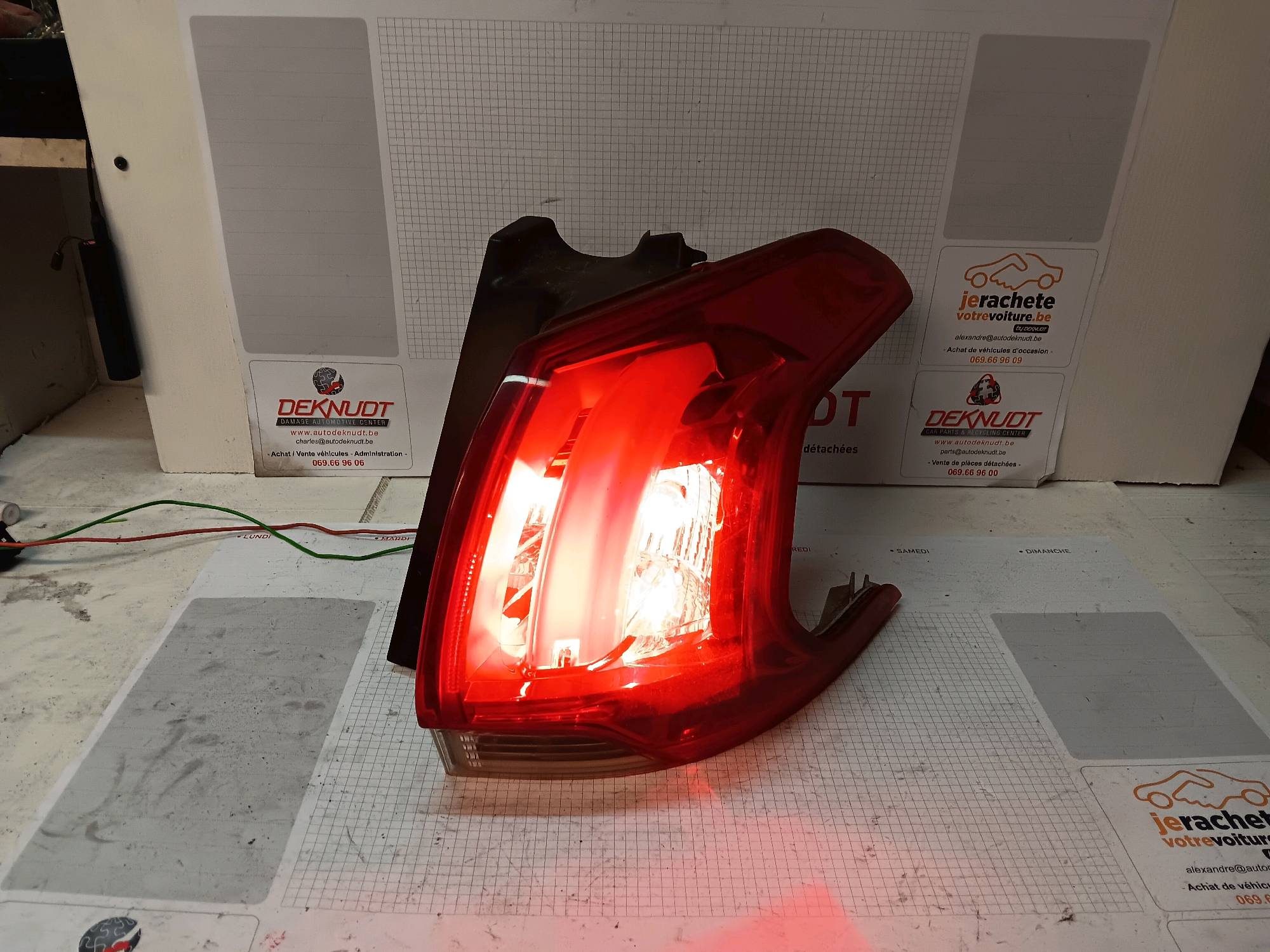 Lichtblok rechts achter Peugeot 2008 I 2013 - 16