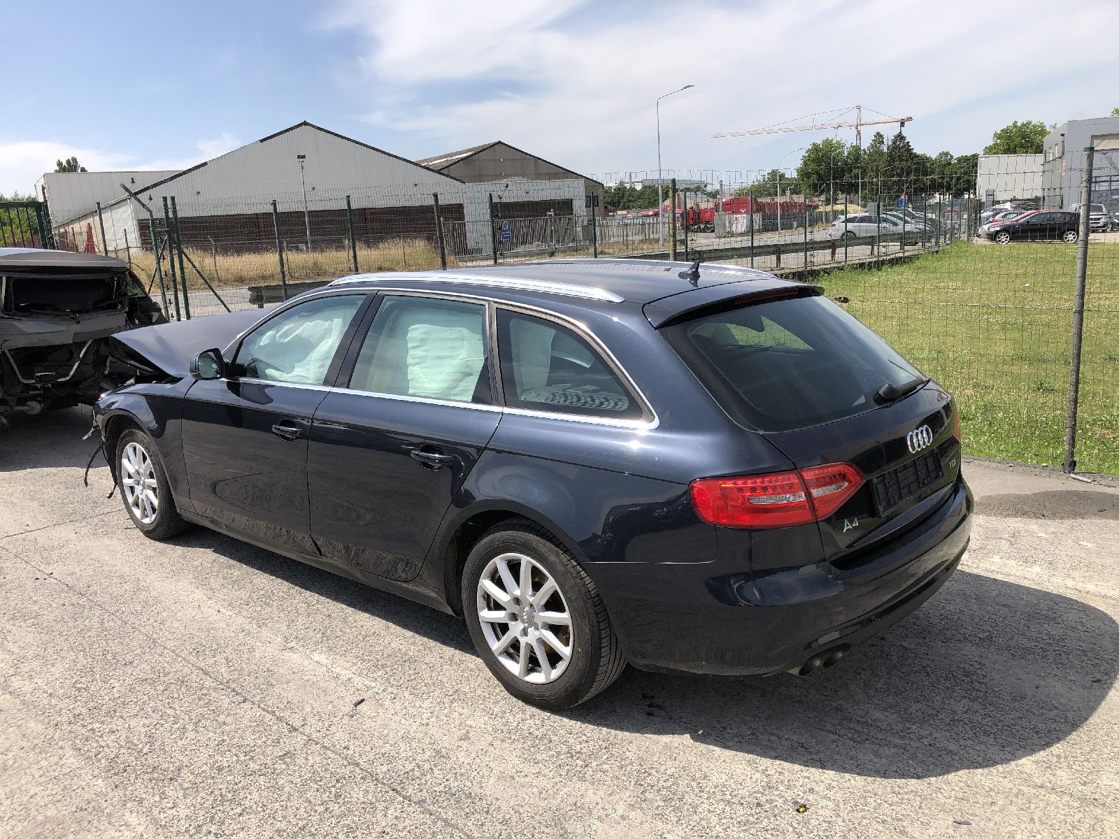 Bumper achter met sensor Audi A4 B8 2012 - 15