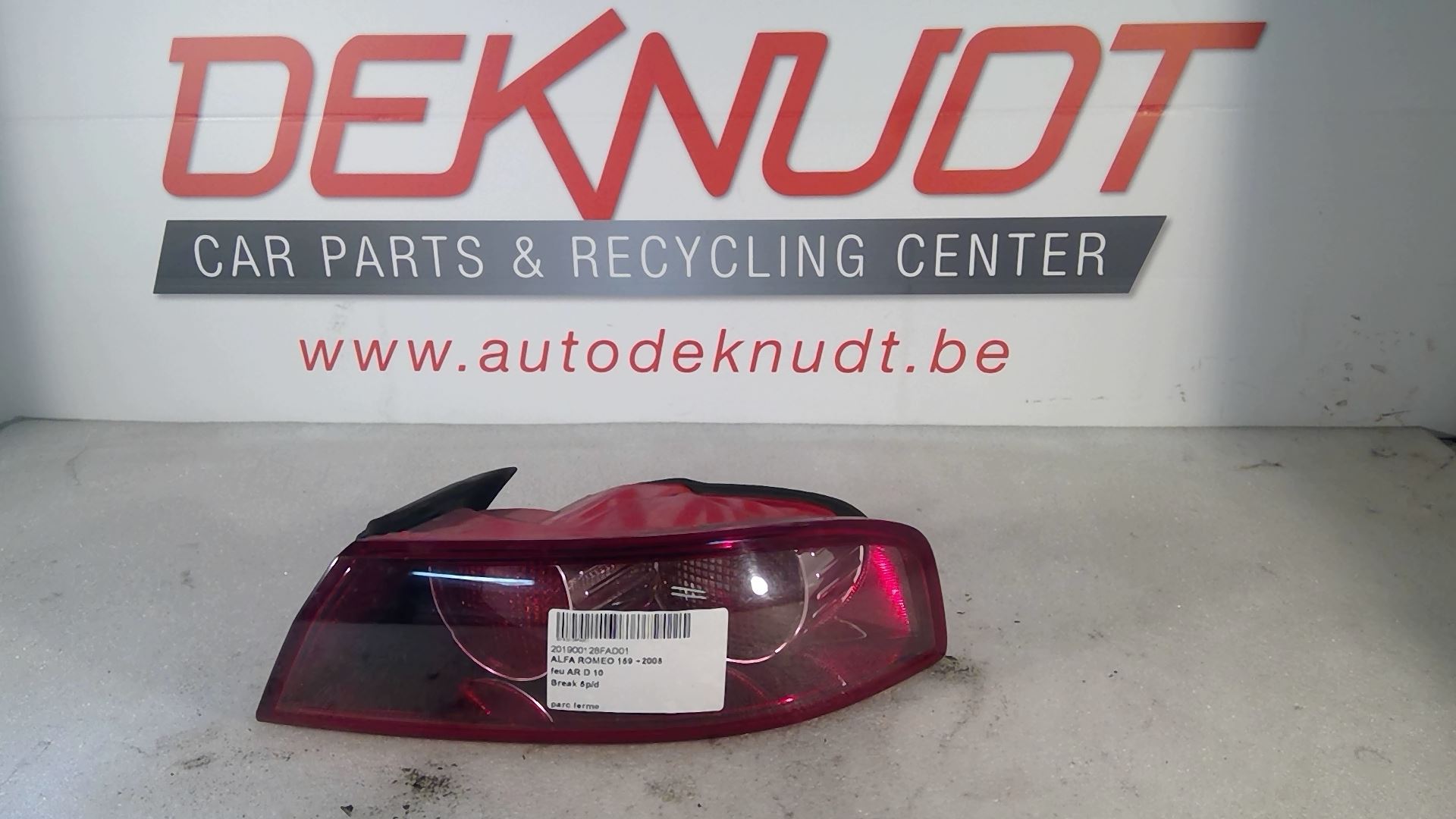 Lichtblok rechts achter Alfa Romeo 159 2008 - 11