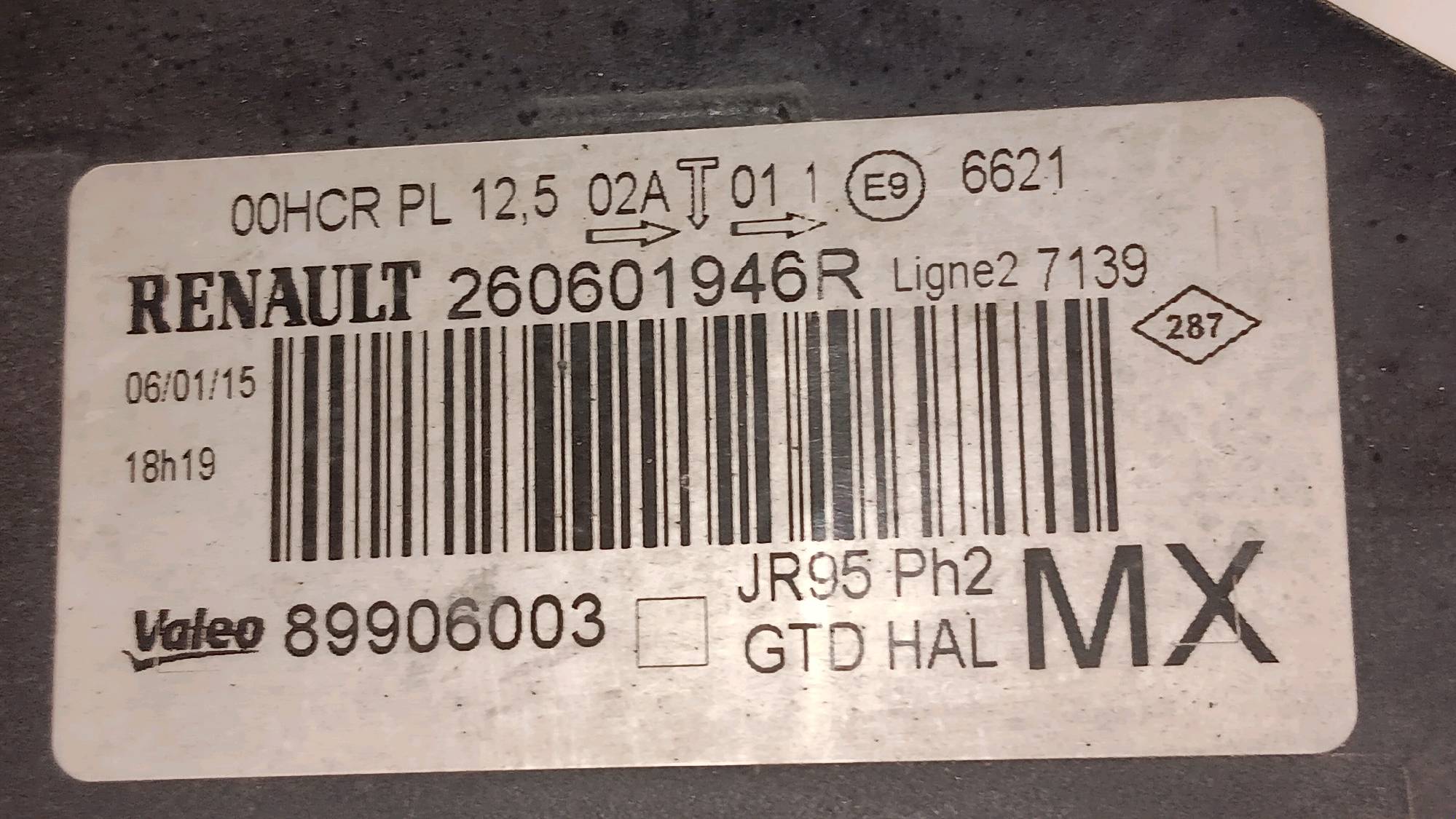 Koplamp links voor Renault SCENIC III GRAND 2009 - 16