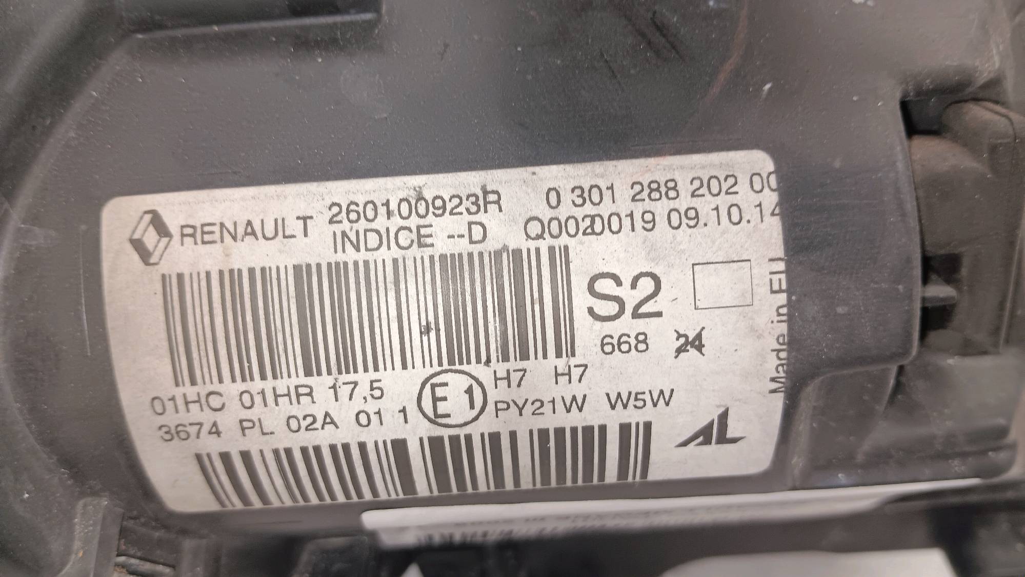 Koplamp rechts voor Renault MEGANE III 2009 - 15