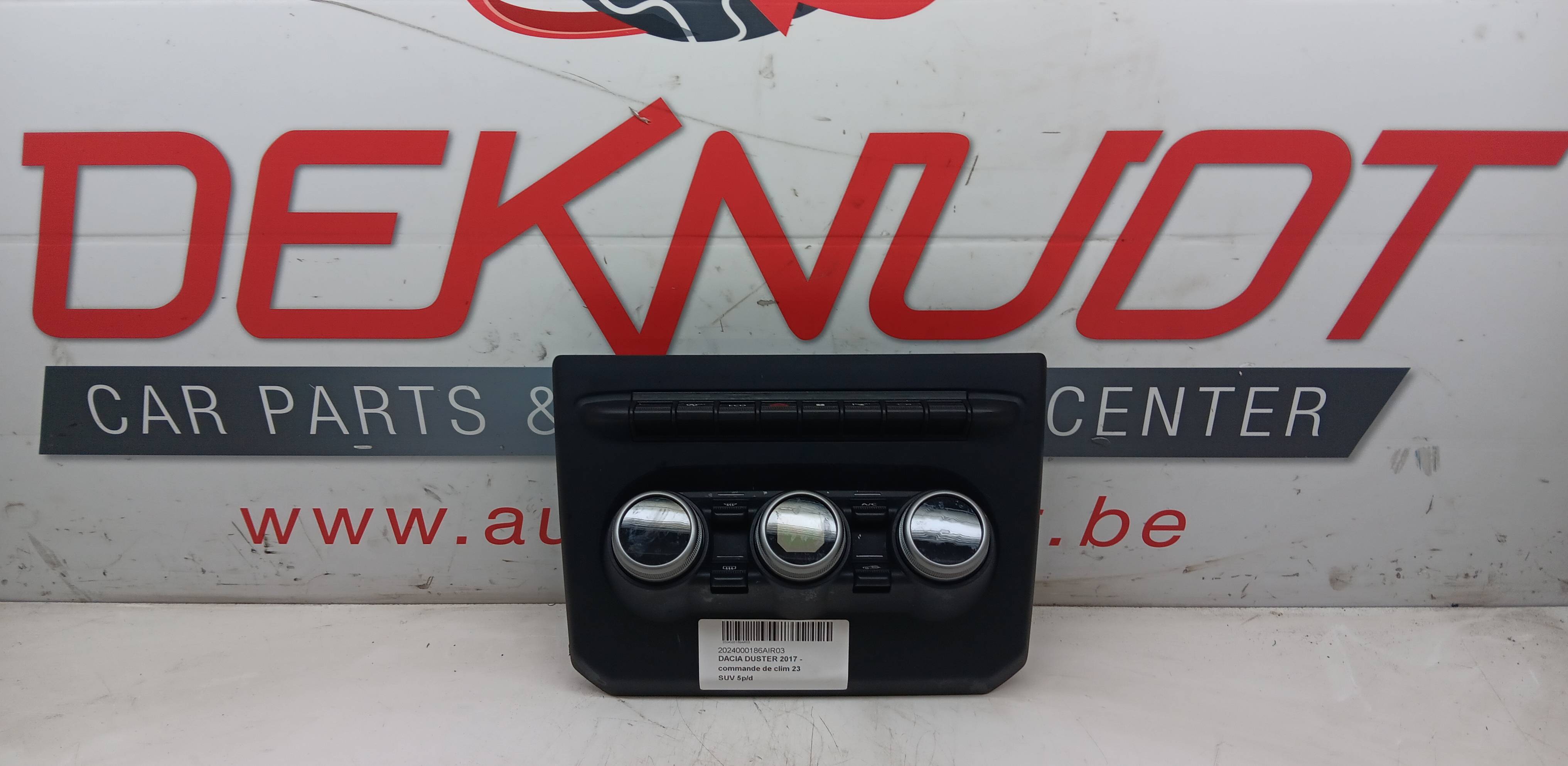 Commande de clim Dacia DUSTER II 2022 - 24