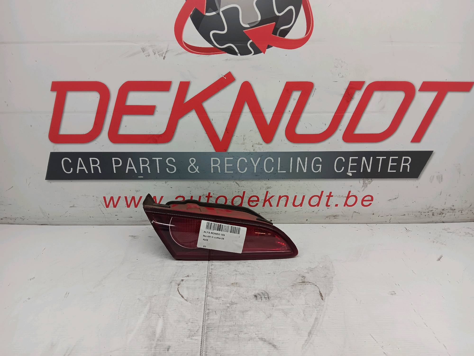 Lichtblok links achter koffer Alfa Romeo 159 2005 - 08