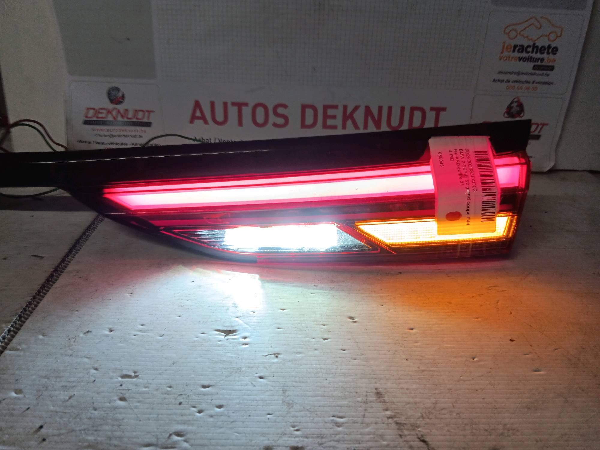 Lichtblok rechts achter koffer Bmw S2 grand coupe F44