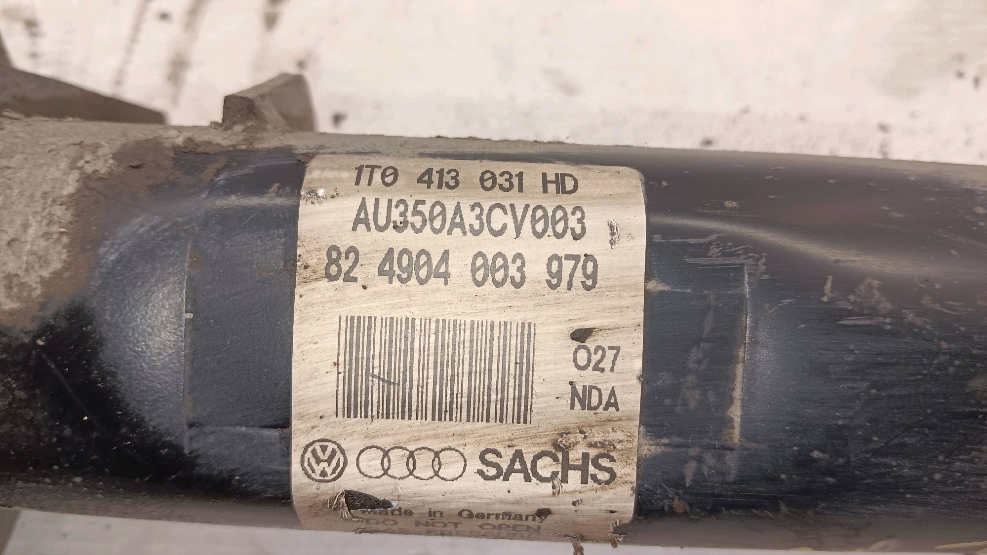 McPherson rechts voor Audi A3 8P 2005 - 08
