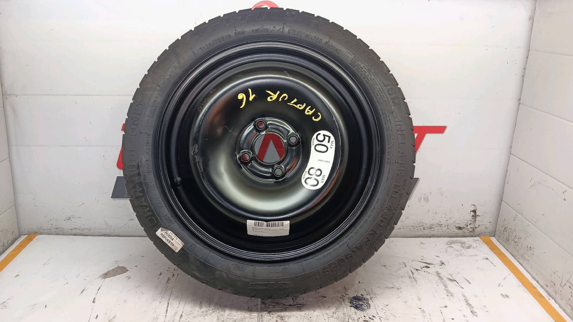 Noodreservewiel Renault Captur I 2013 - 19