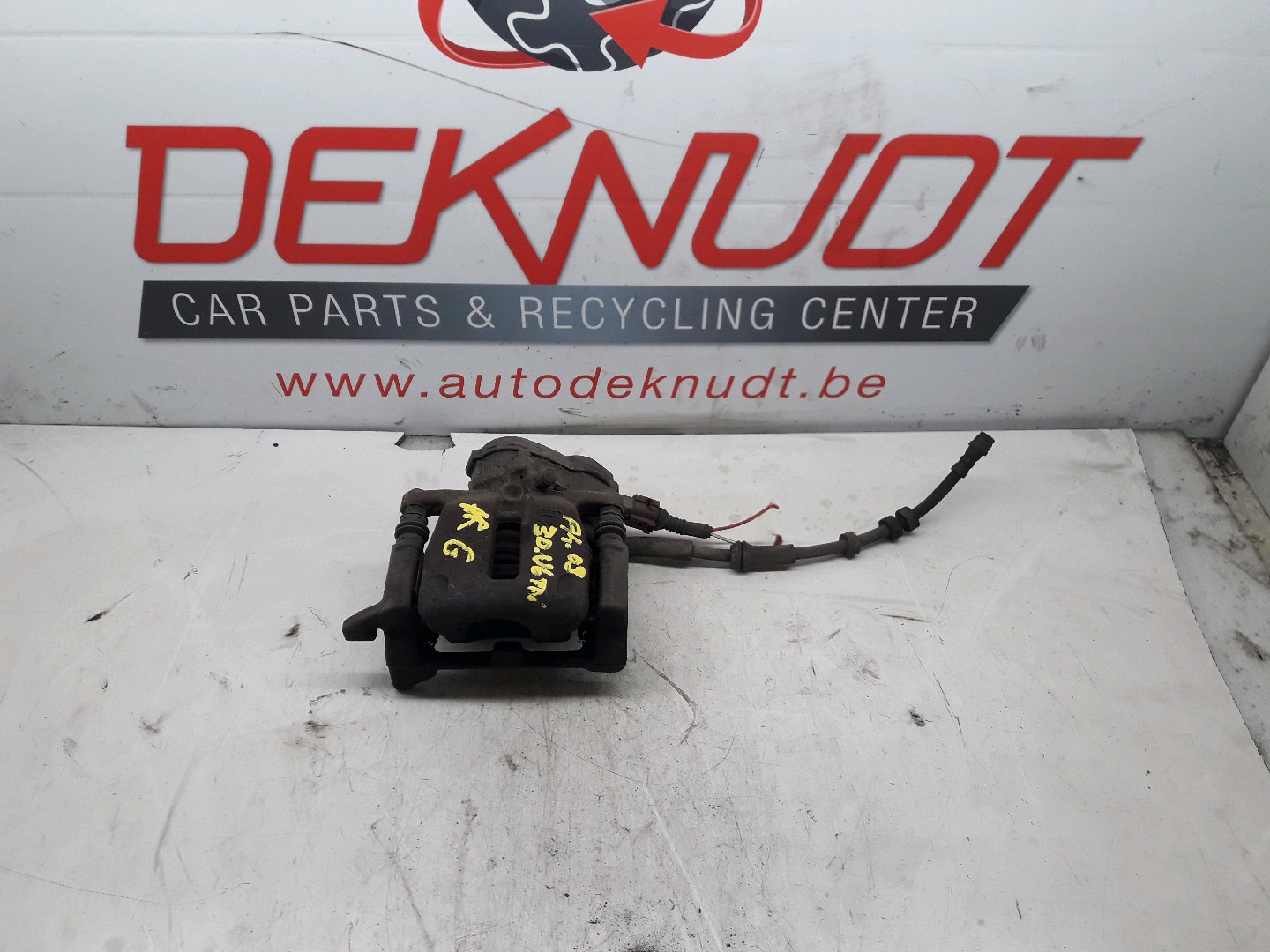 Remschijf links ACHTER Audi A4 B8 2007 - 12
