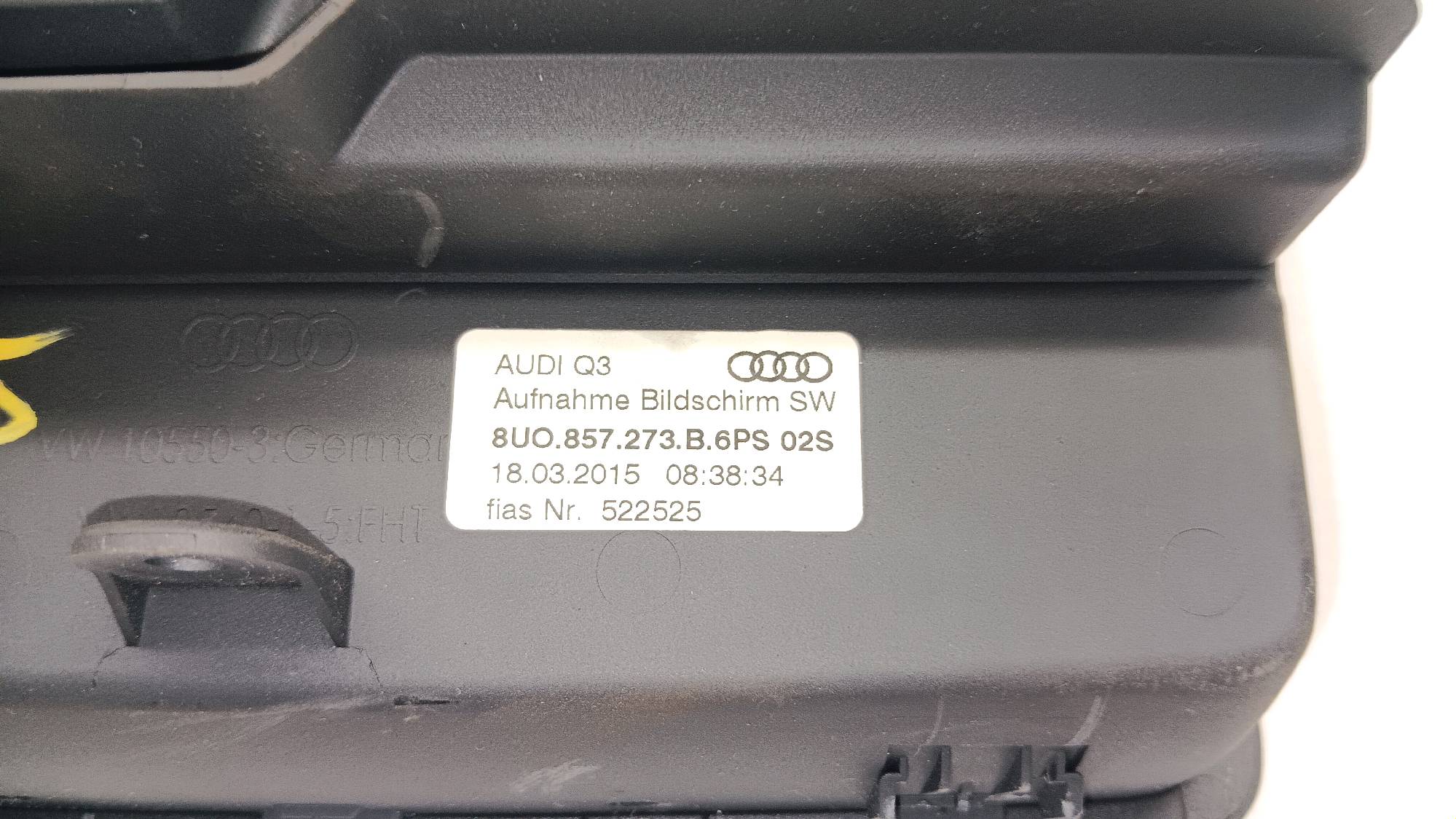 Scherm Audi Q3 8U 2015 - 18