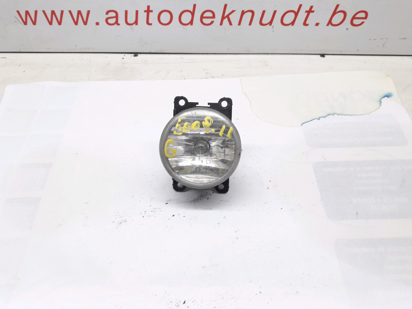 Mistlamp Links Peugeot 5008 2009 - 17