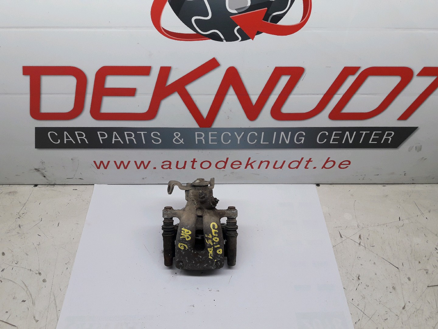 Remschijf links ACHTER Renault CLIO III 2009 - 12