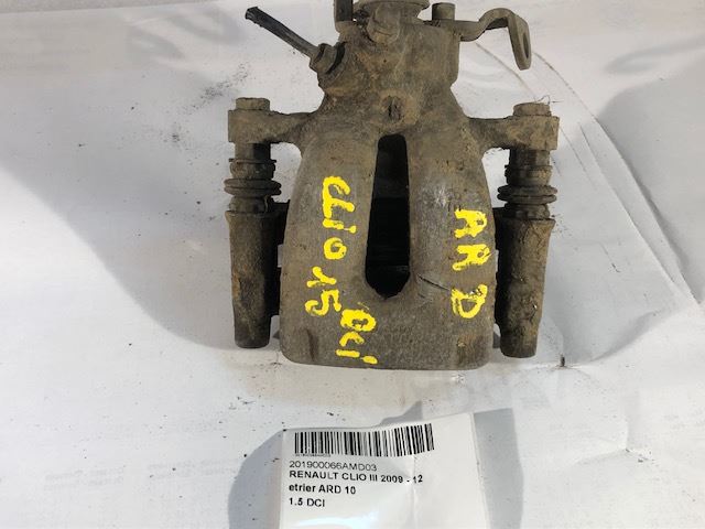 Remschijf rechts ACHTER Renault CLIO III 2009 - 12