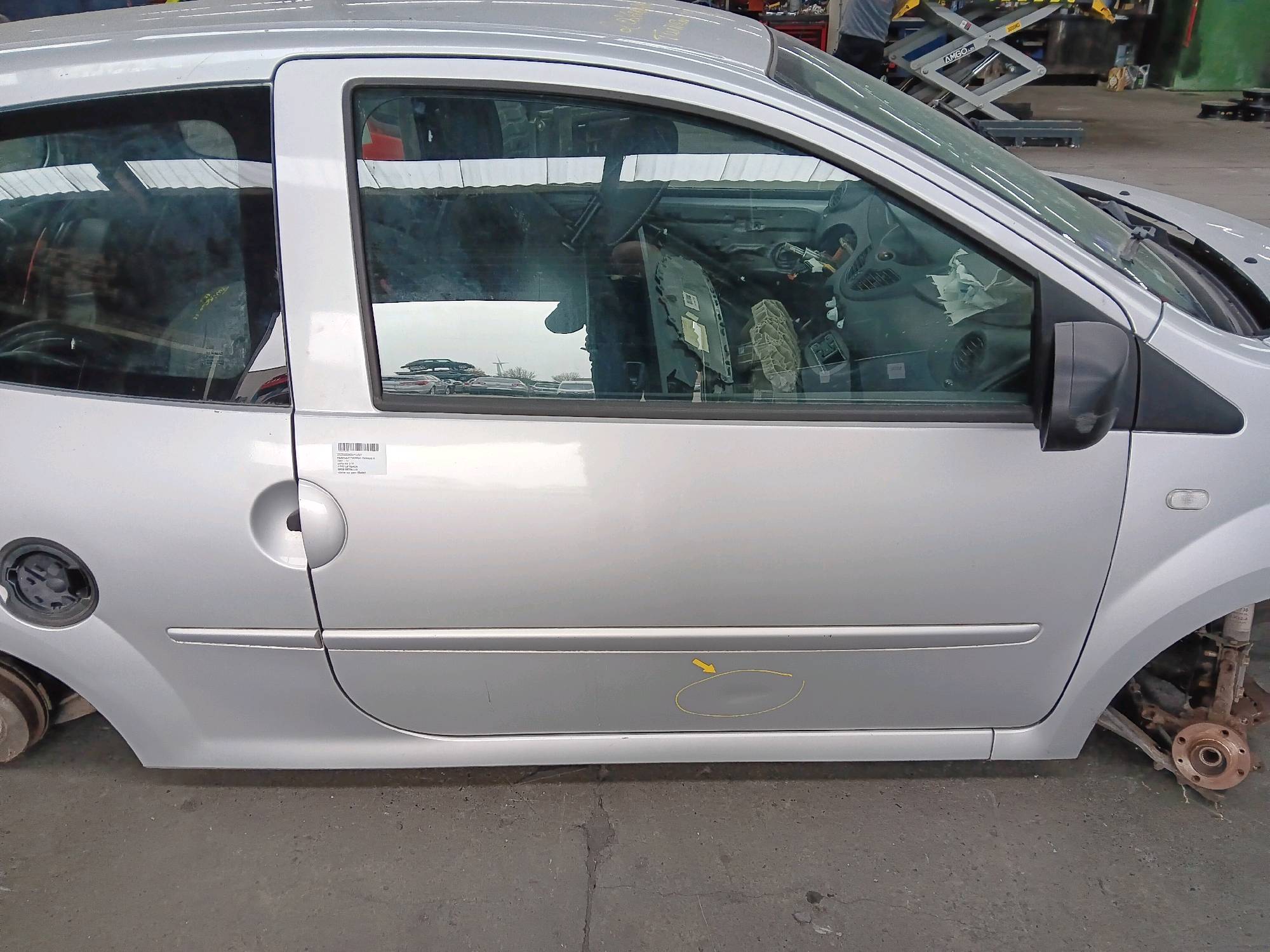 Deur rechts voor Renault TWINGO II 2007 - 12