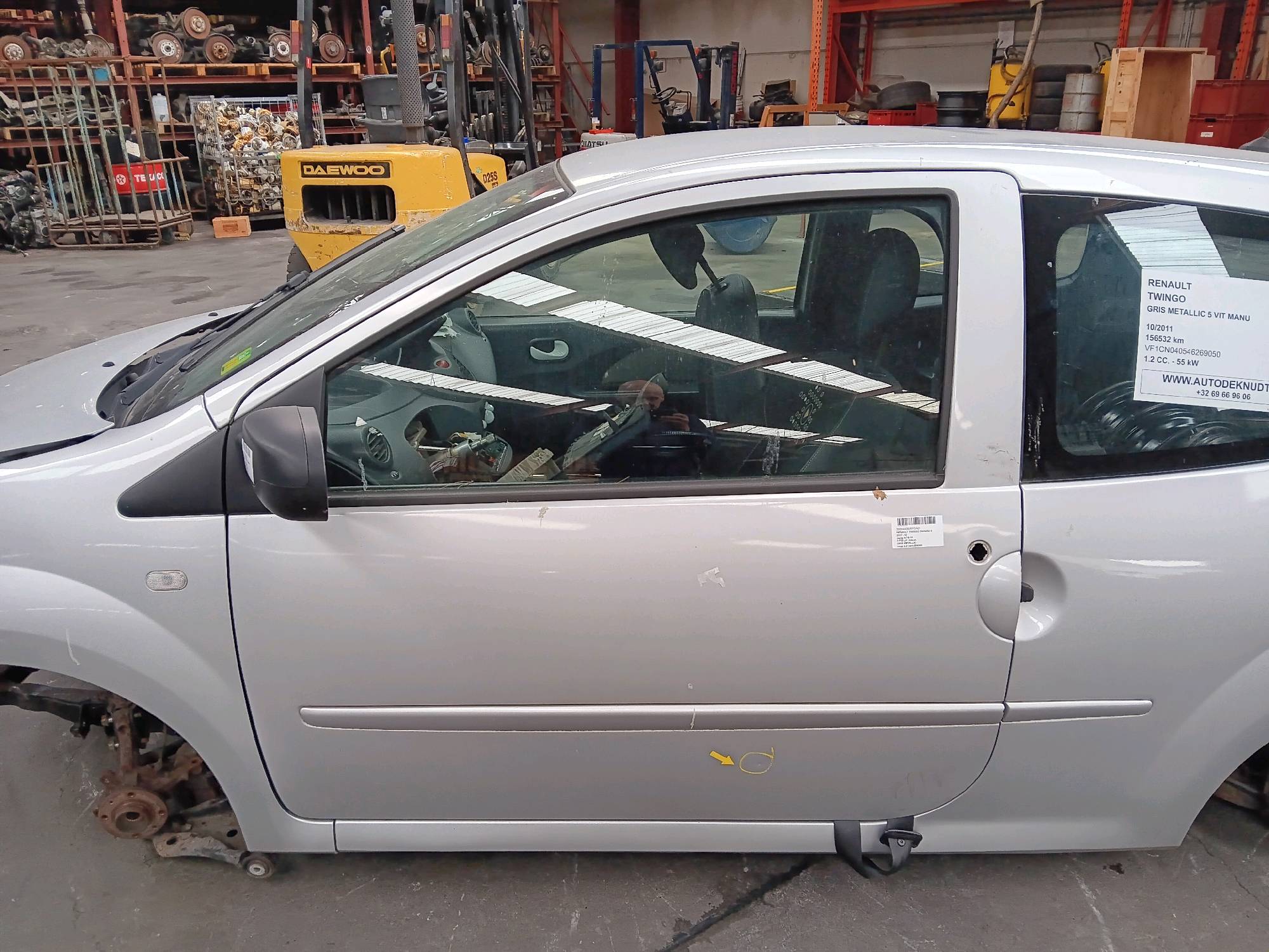 Deur links voor Renault TWINGO II 2007 - 12