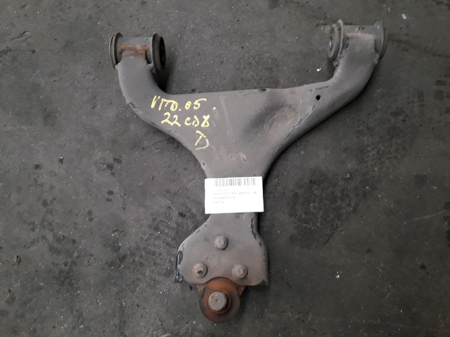 Draagarm rechts Mercedes-Benz VITO W639 2003 - 14
