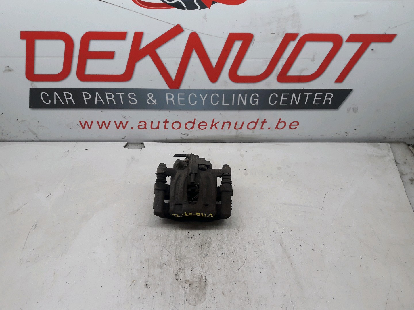 Remschijf links ACHTER Mercedes-Benz VITO W639 2003 - 14