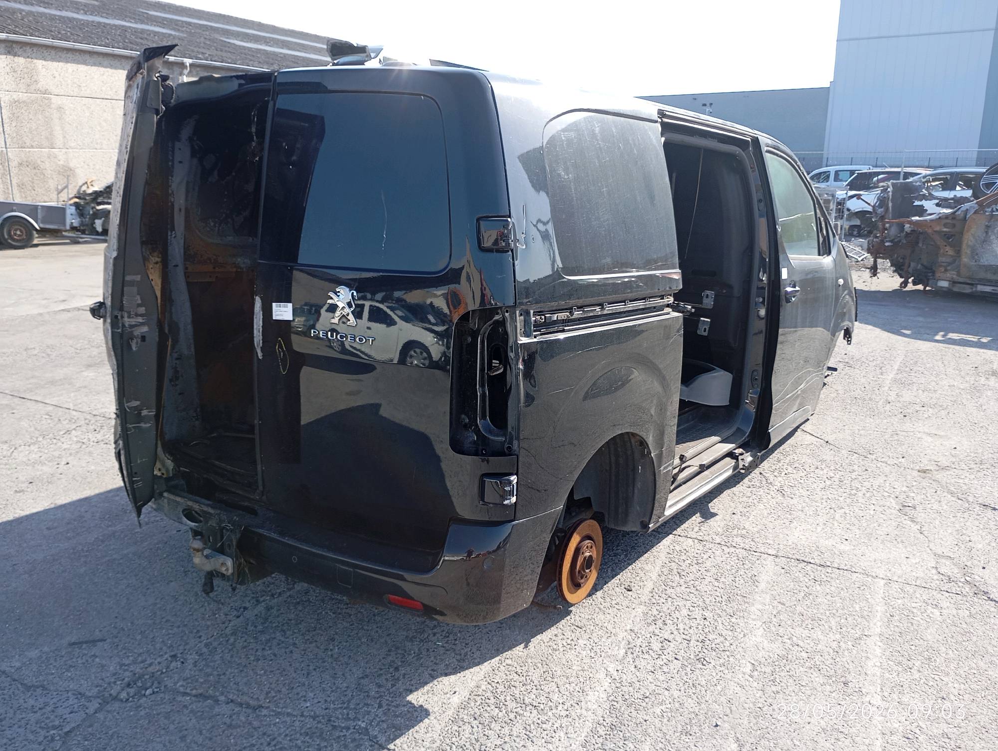 Achter deur koffer rechts Peugeot EXPERT III 2016 -